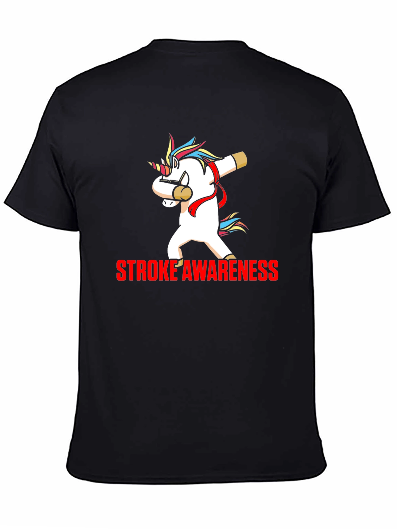 Stroke Awareness Unicorn Dab T-Shirt