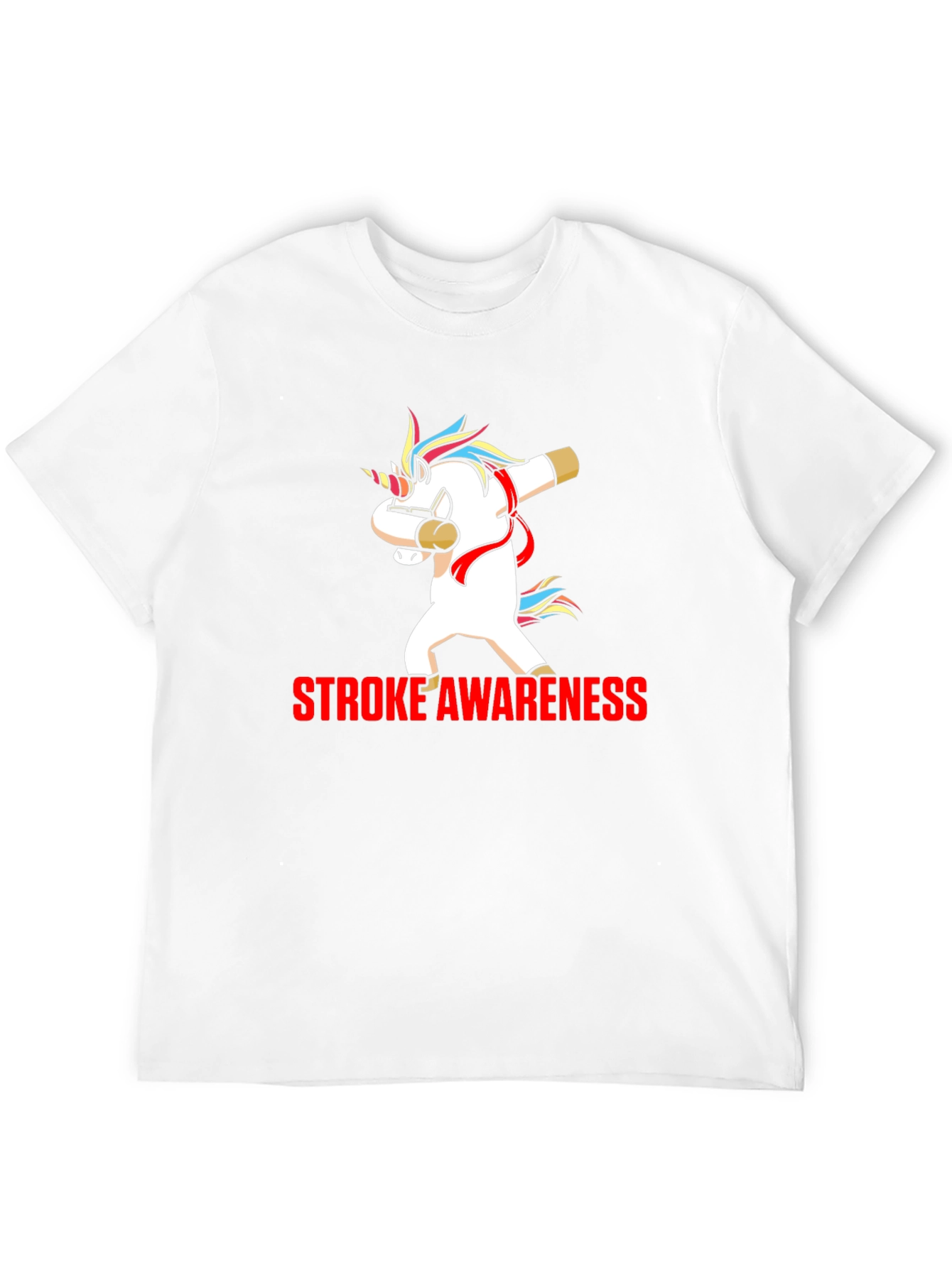 Stroke Awareness Unicorn Dab T-Shirt