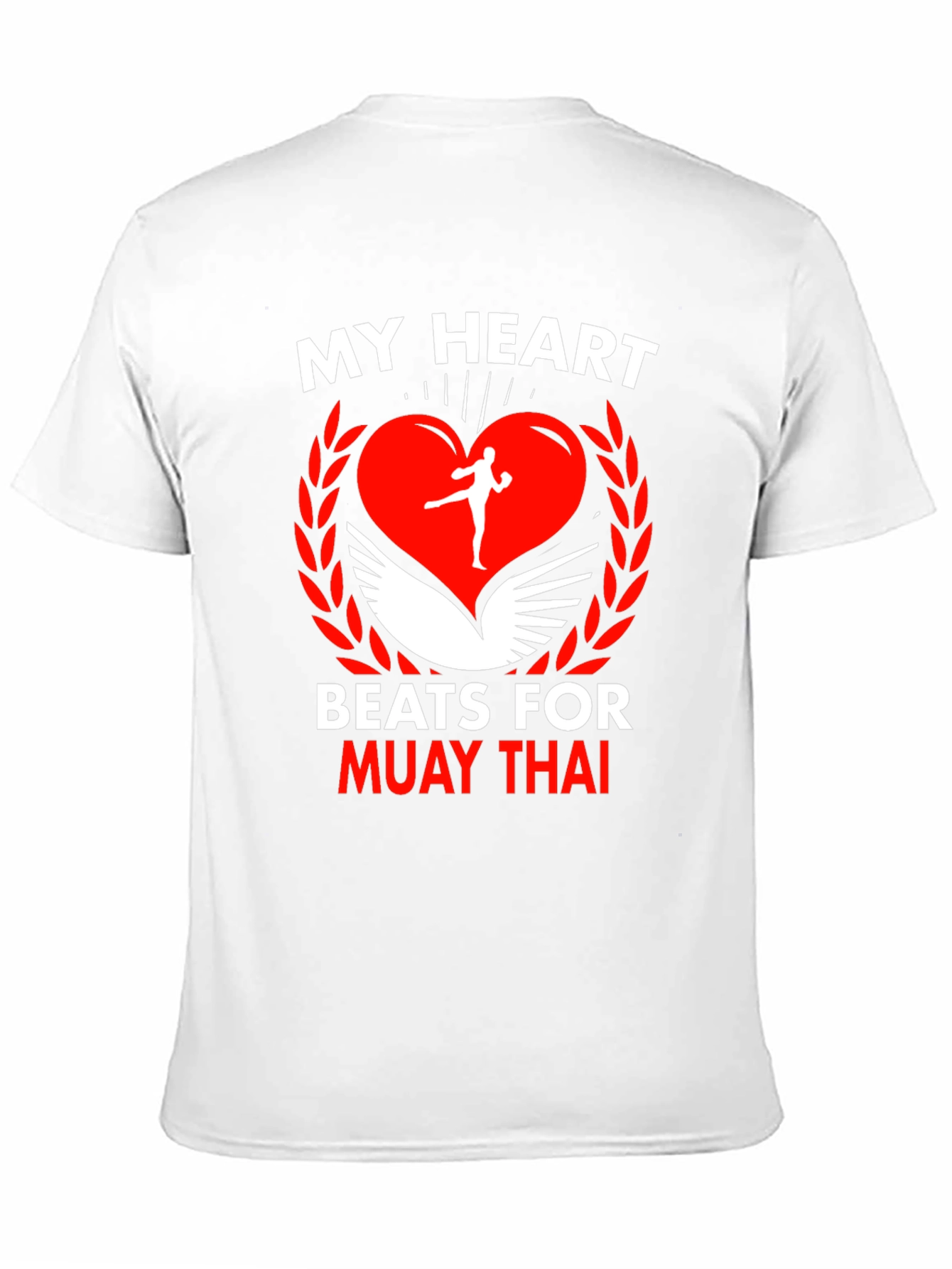 Muay Thai Heart T-Shirt: Fighters Passion Apparel
