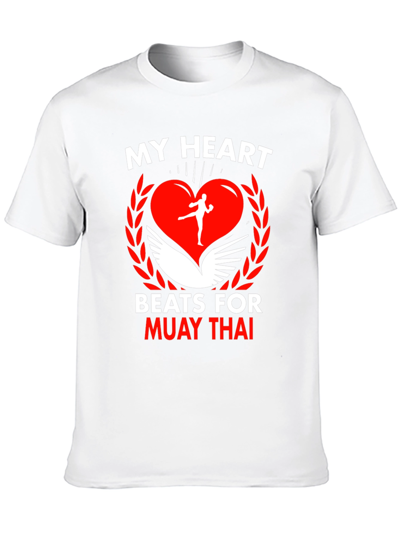 Muay Thai Heart T-Shirt: Fighters Passion Apparel