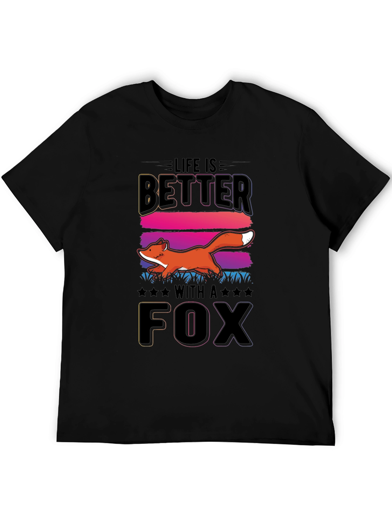 Life Is Better With A Fox Graphic Tee