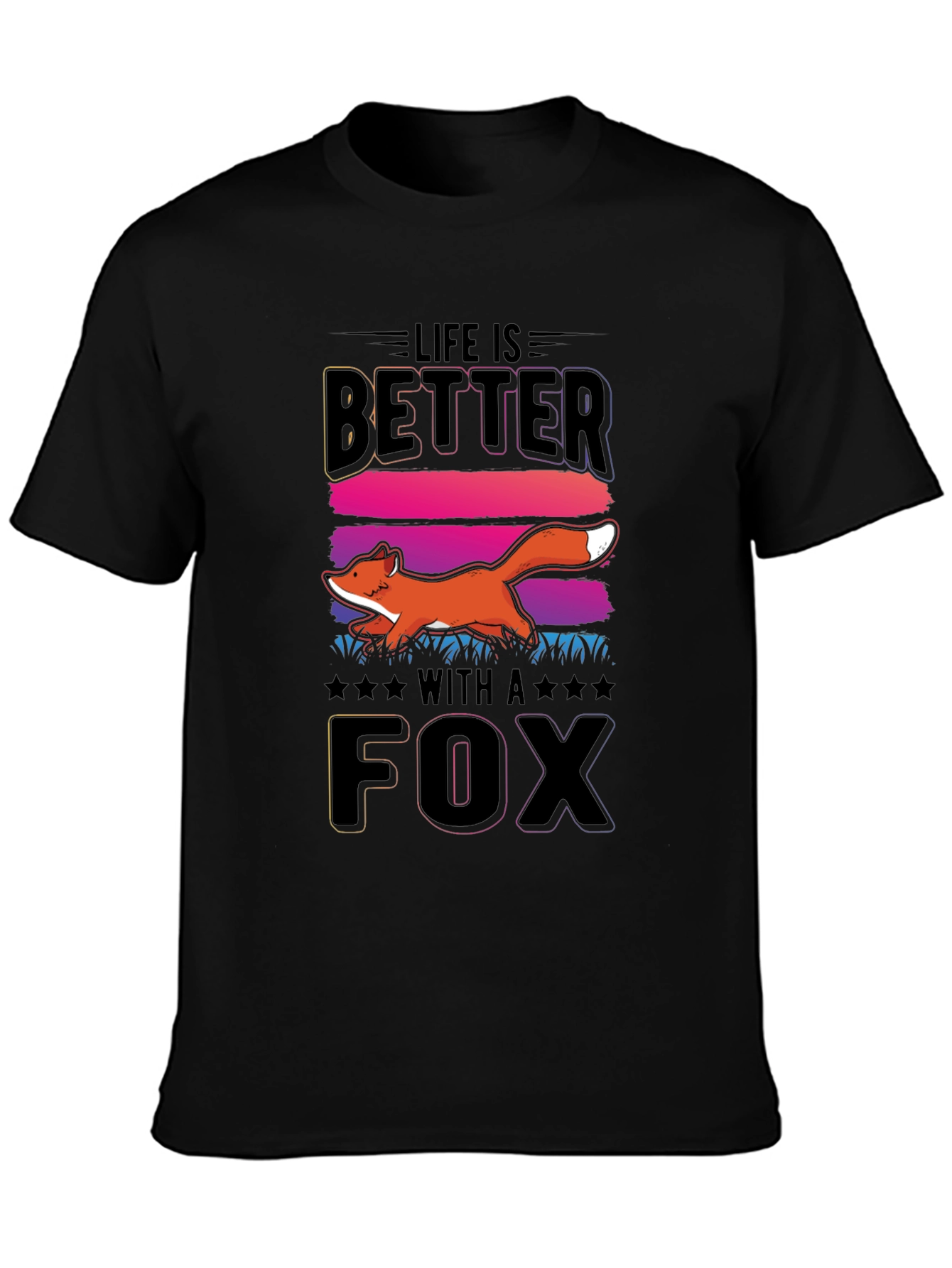 Life Is Better With A Fox Graphic Tee