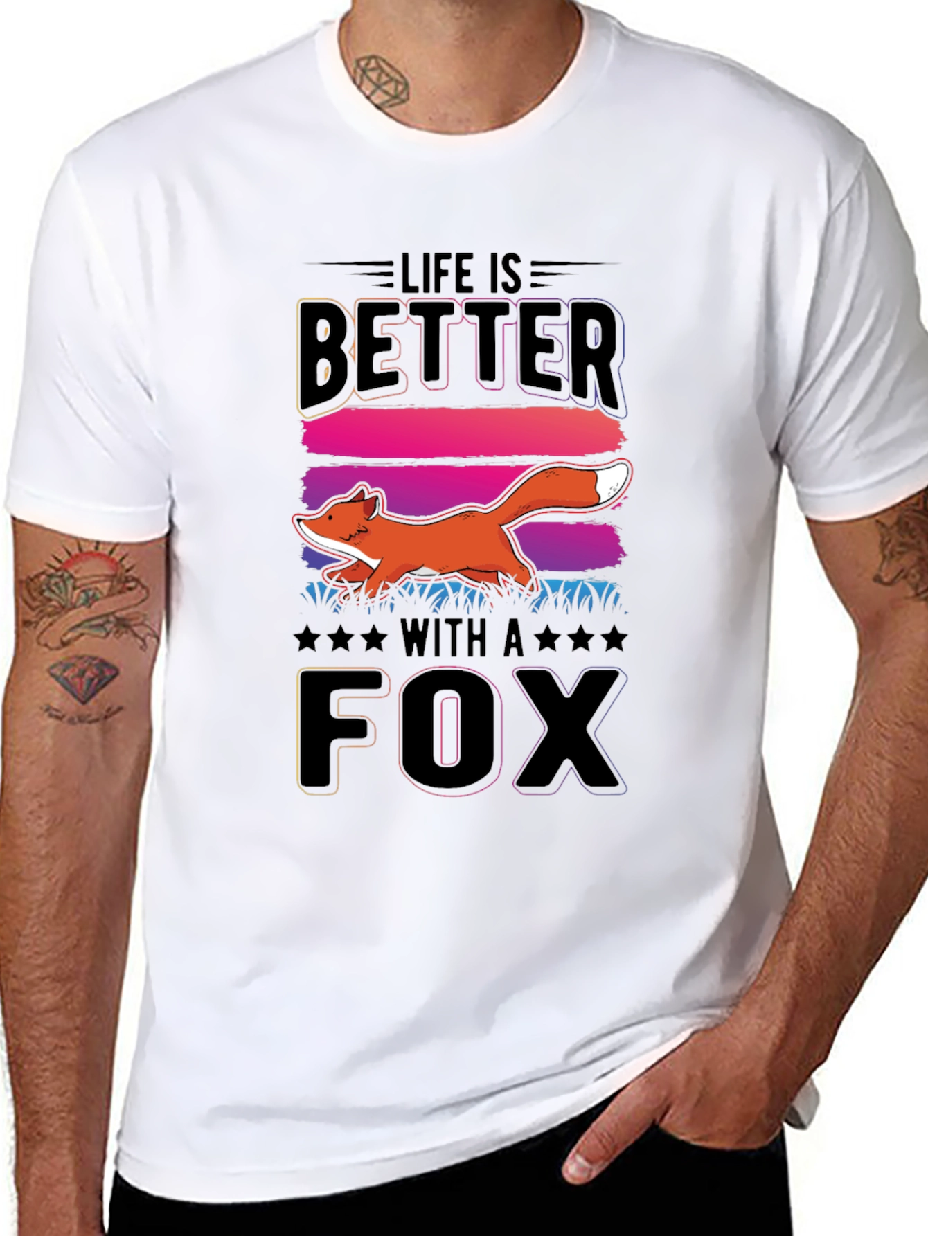 Life Is Better With A Fox Graphic Tee