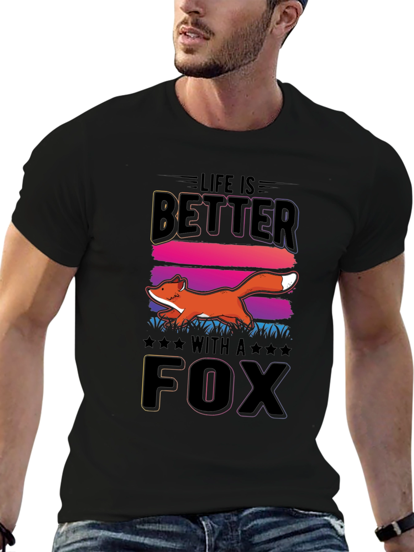 Life Is Better With A Fox Graphic Tee