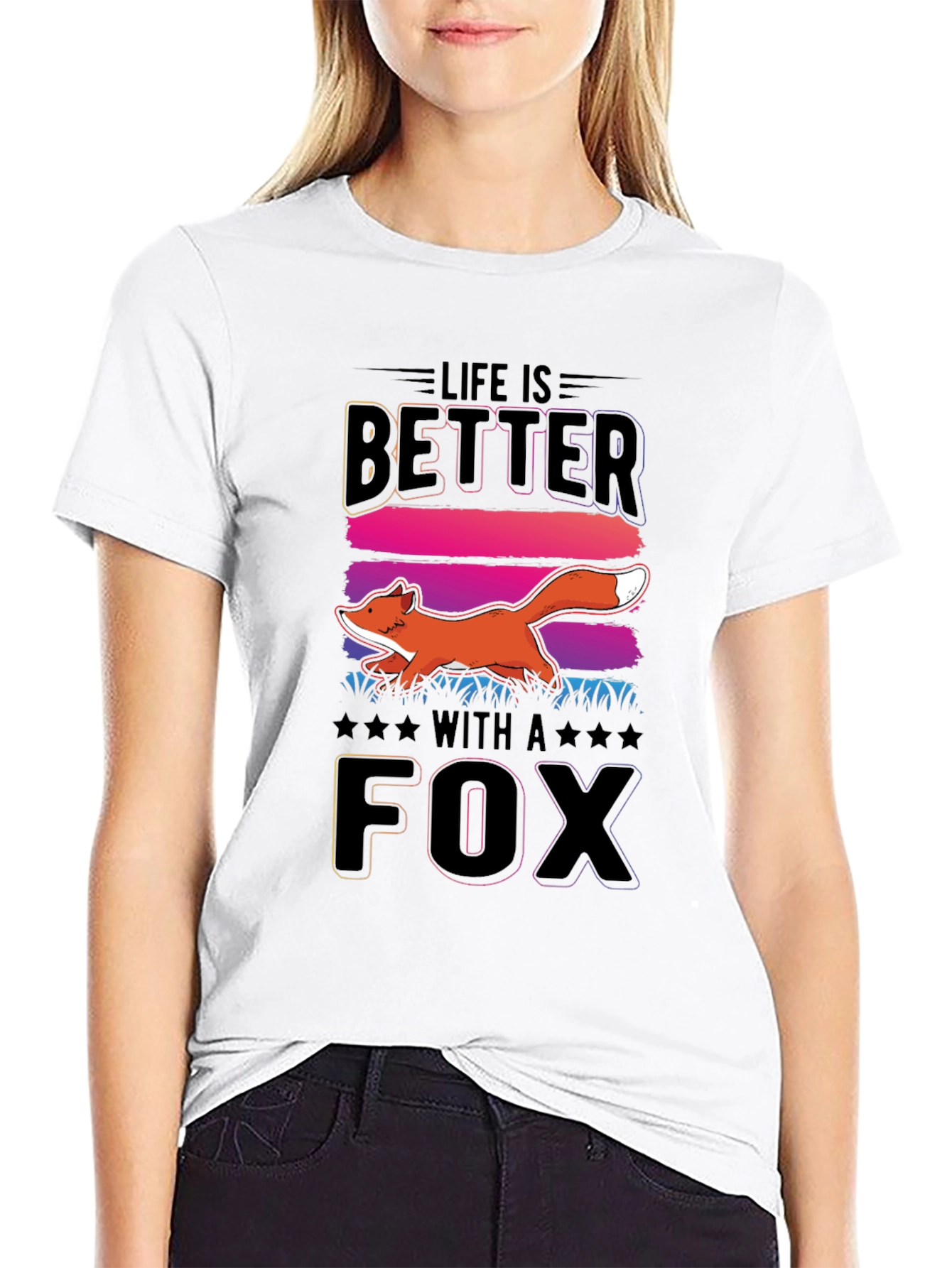 Life Is Better With A Fox Graphic Tee
