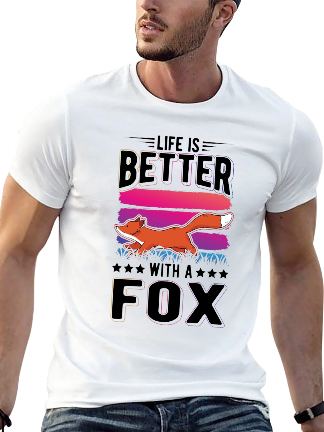 Life Is Better With A Fox Graphic Tee