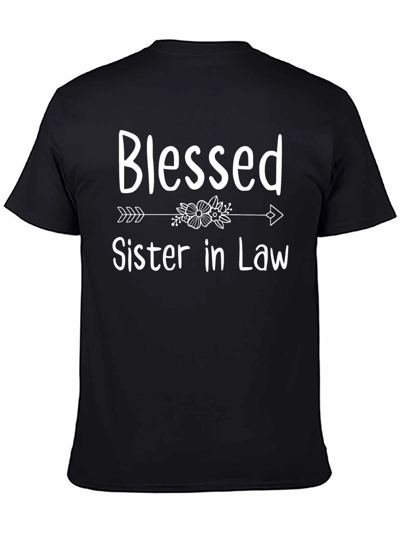Blessed Sister in Law Black T-Shirt