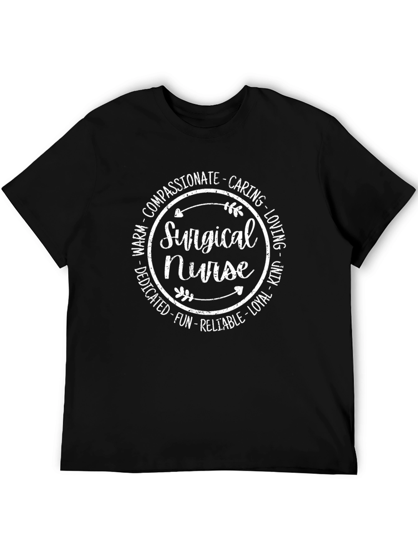 Surgical Nurse T-Shirt - Compassionate Caring Graphic Tee