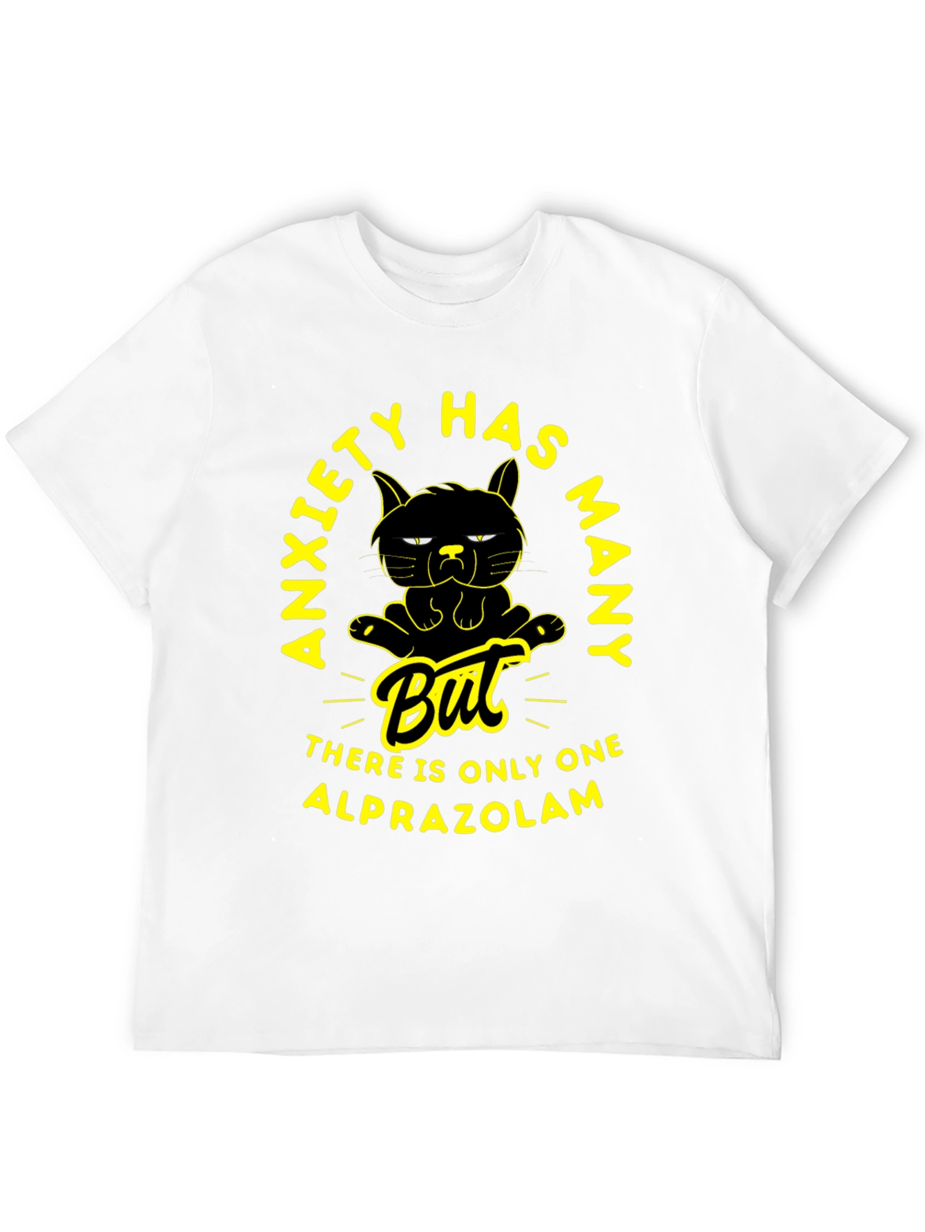 Anxiety Alprazolam T-Shirt - Funny Cat Tee