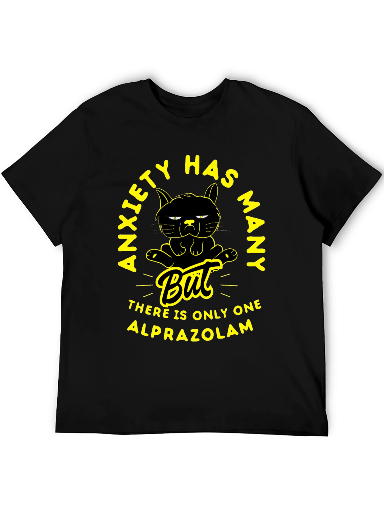Anxiety Alprazolam T-Shirt - Funny Cat Tee