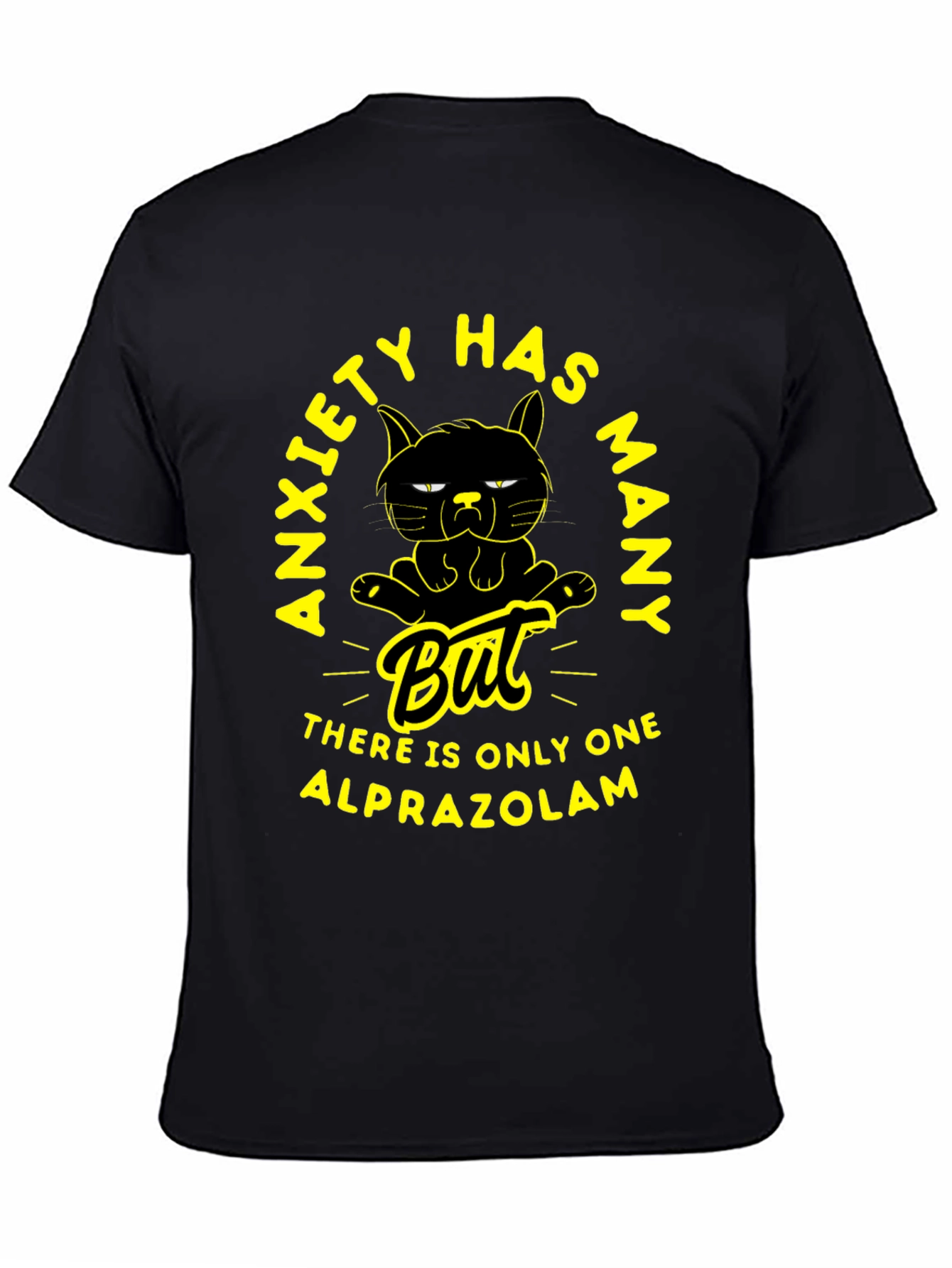 Anxiety Alprazolam T-Shirt - Funny Cat Tee