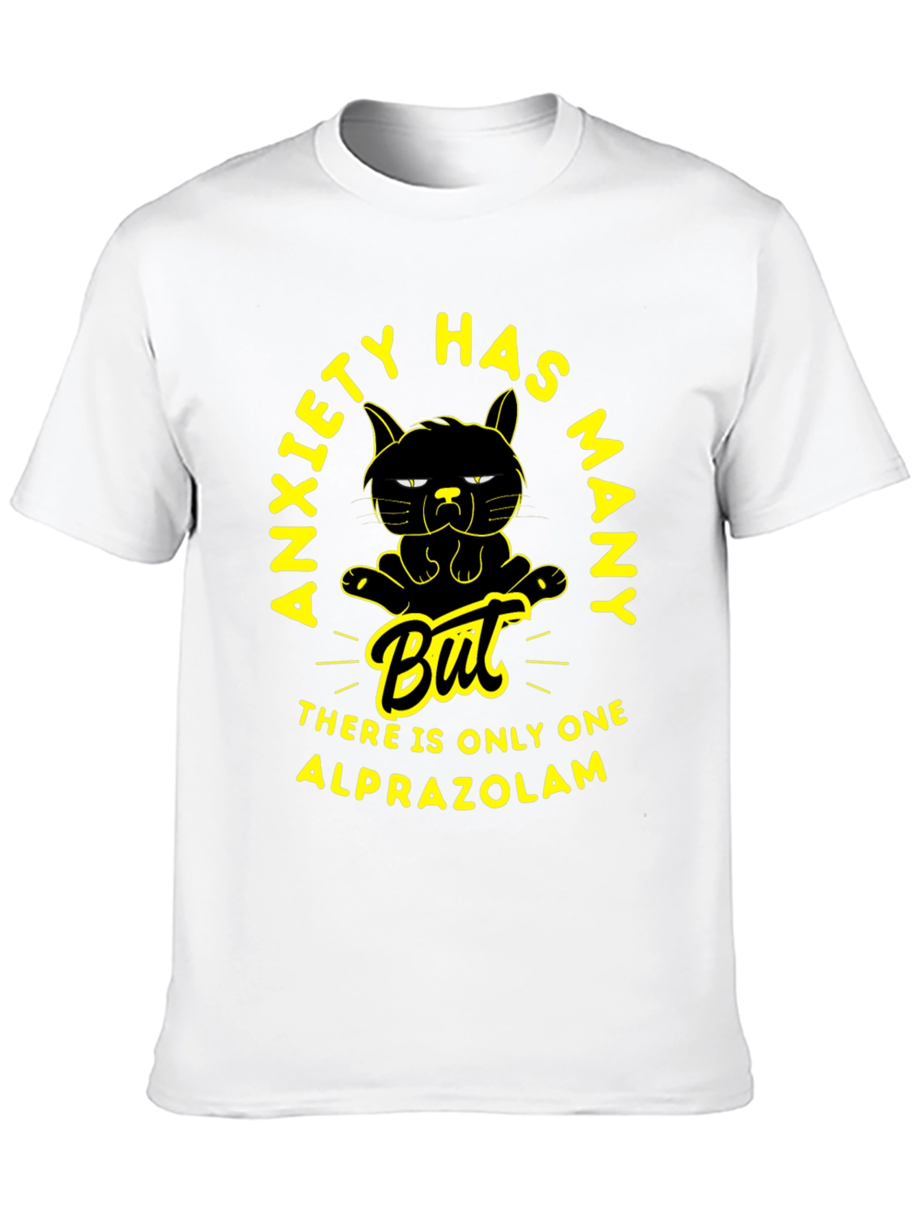 Anxiety Alprazolam T-Shirt - Funny Cat Tee