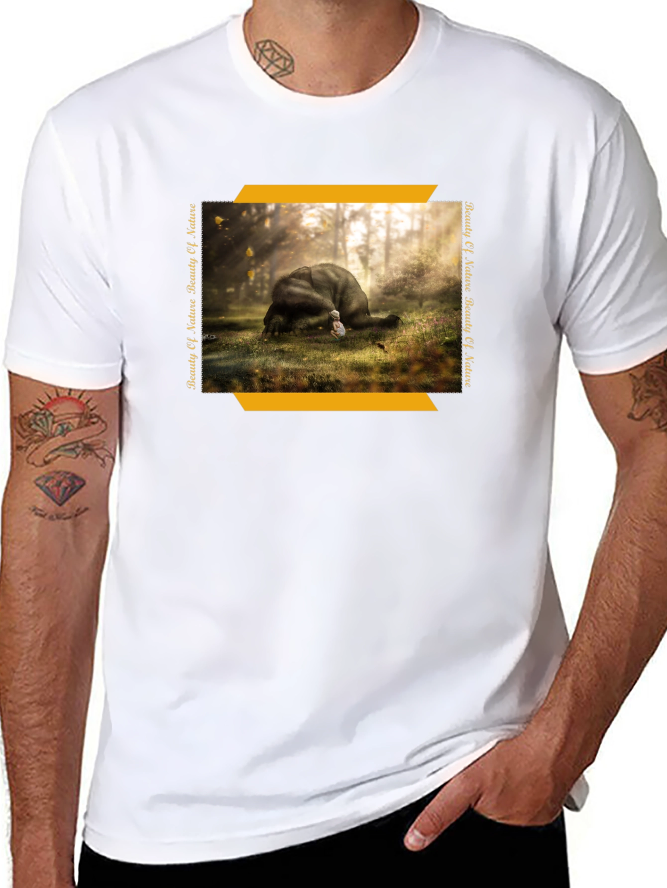 Natures Beauty Graphic Tee - Soft Cotton Blend