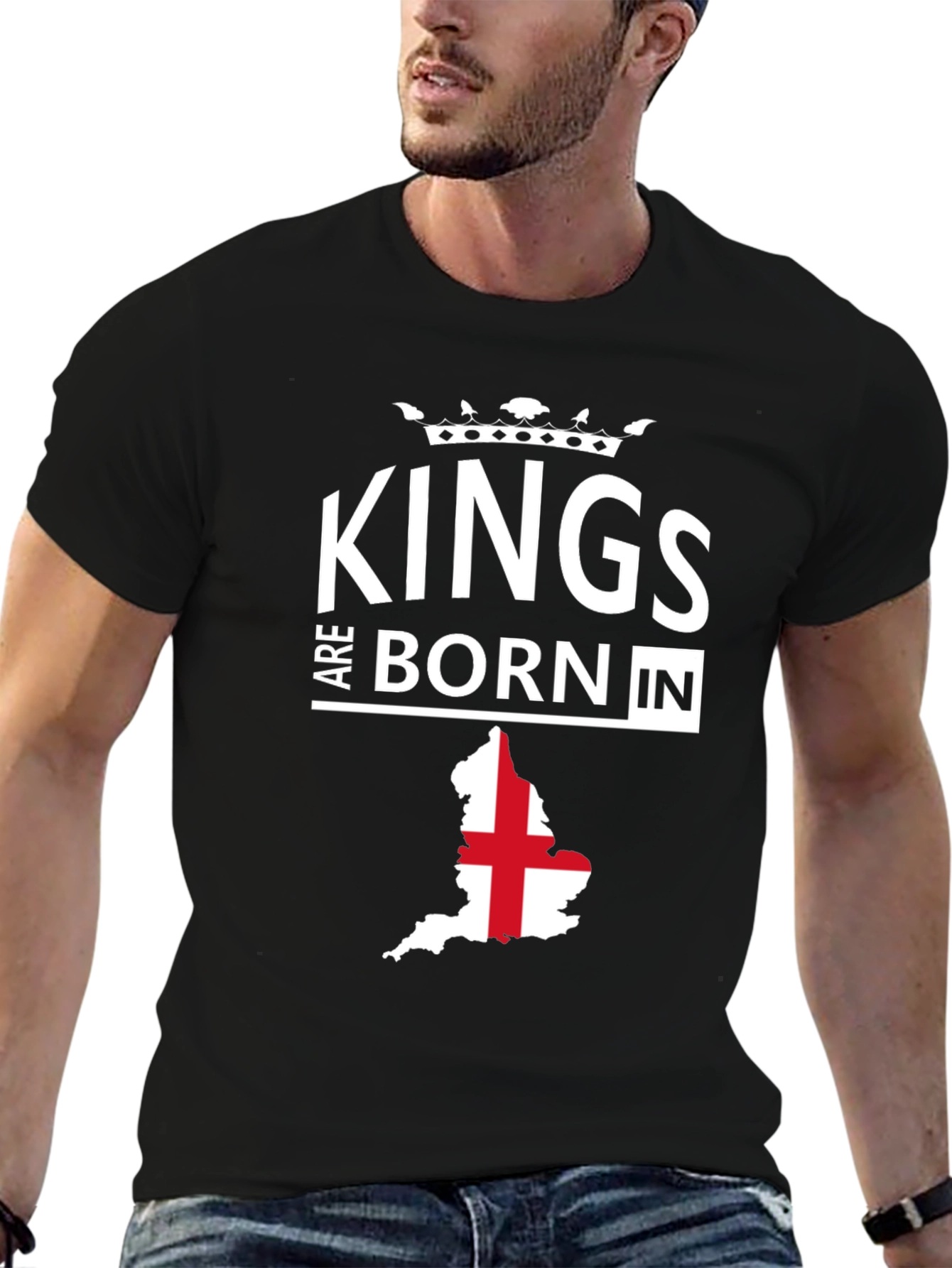 Kings are Born in England T-Shirt