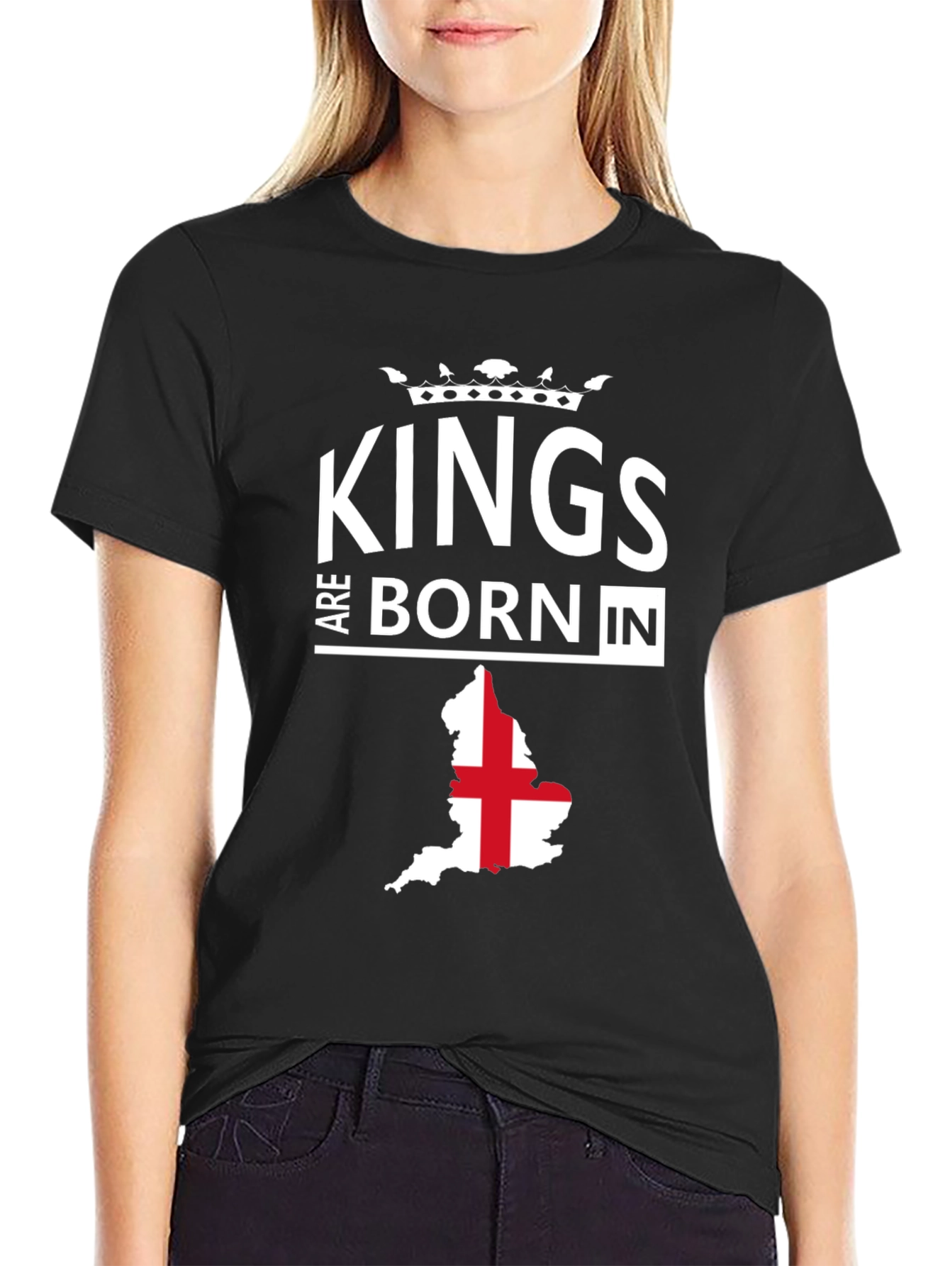 Kings are Born in England T-Shirt
