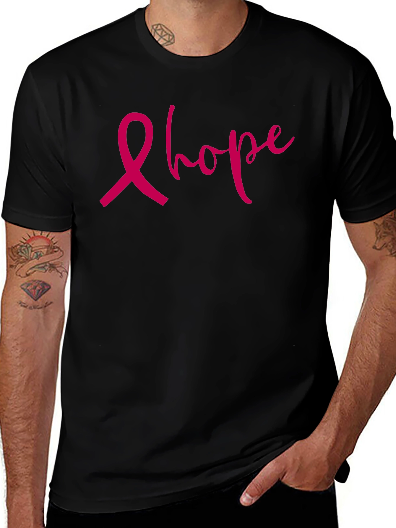 Hope Ribbon Tee - Breast Cancer Awareness Shirt