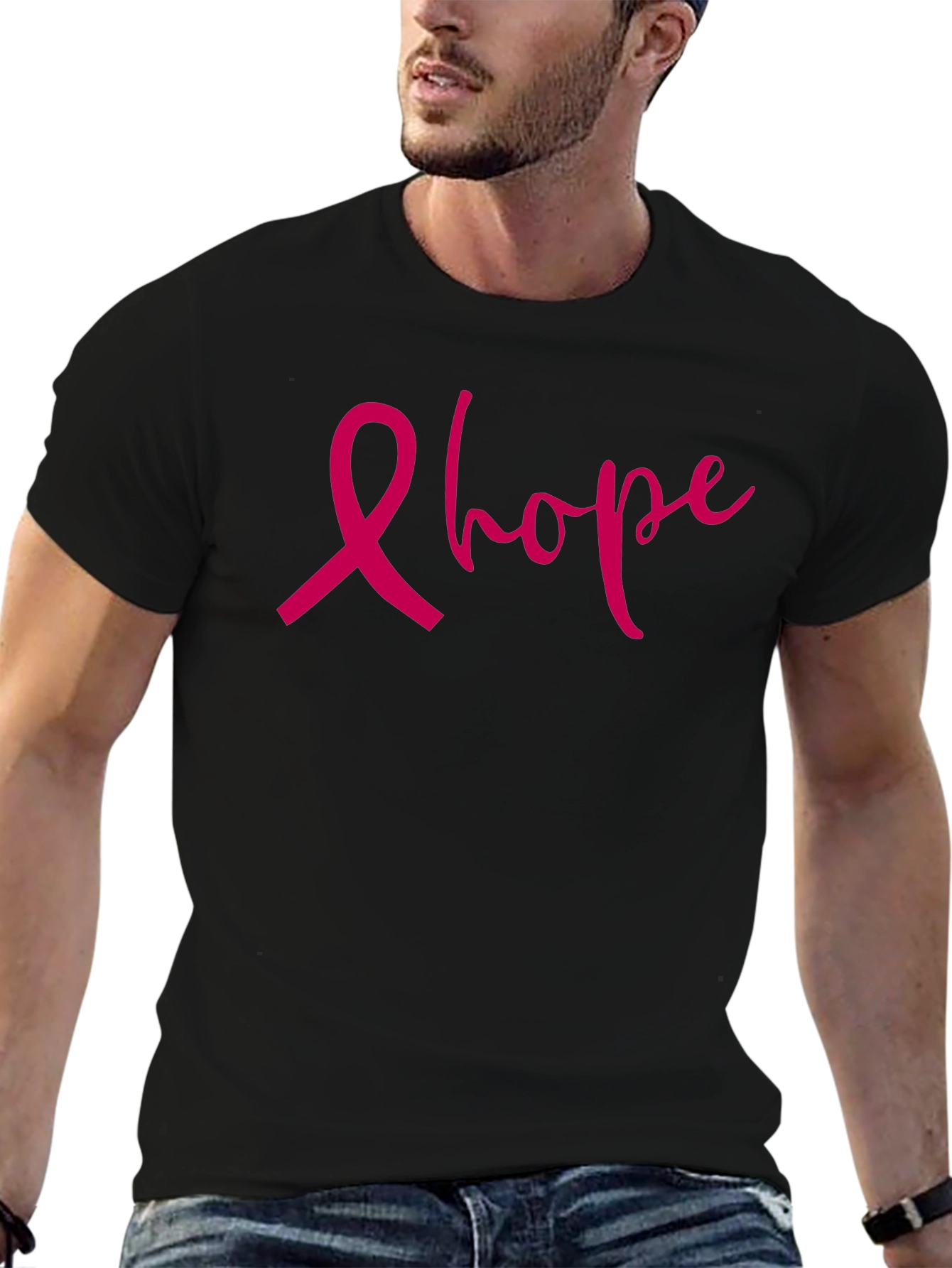 Hope Ribbon Tee - Breast Cancer Awareness Shirt
