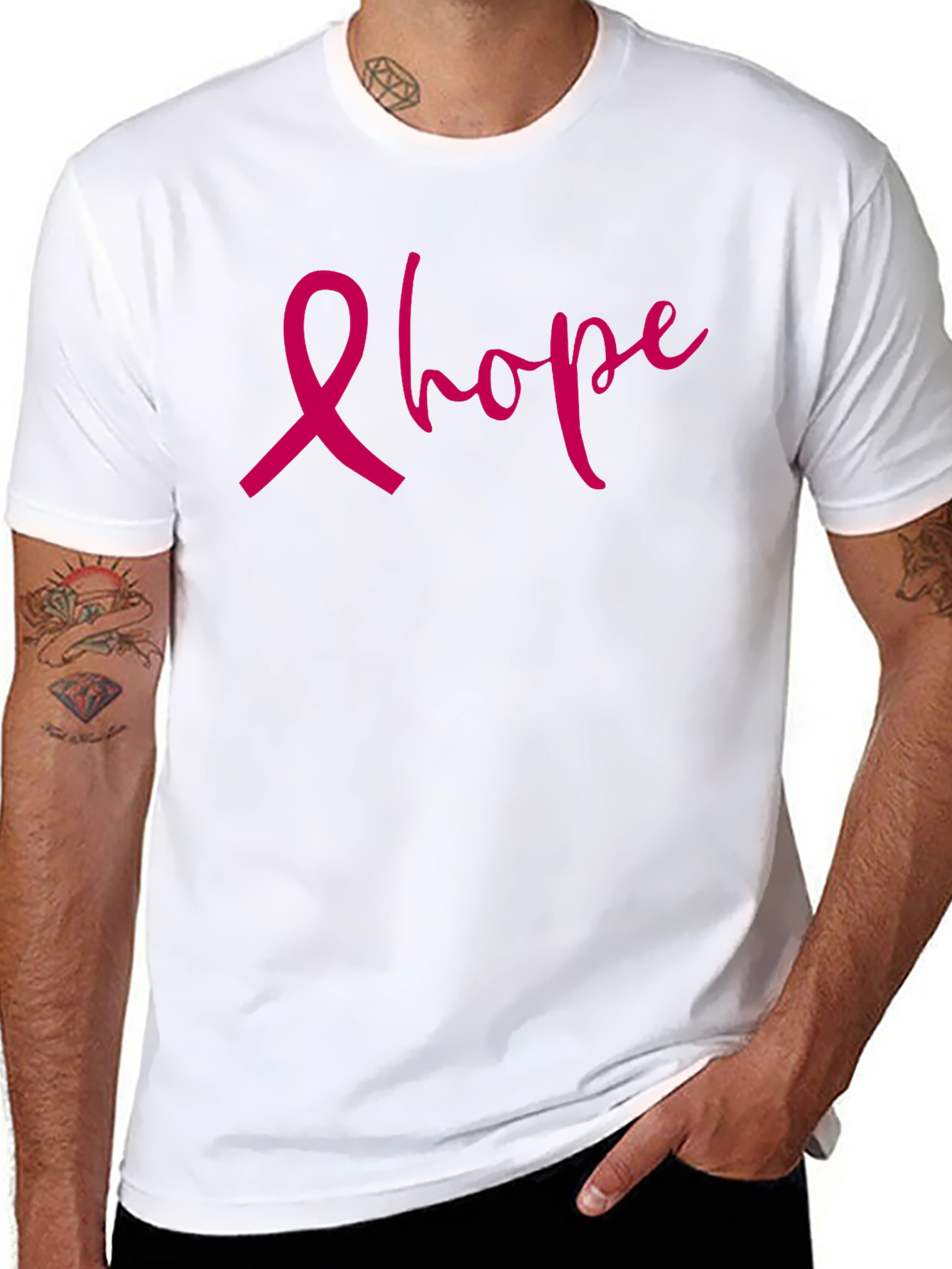 Hope Ribbon Tee - Breast Cancer Awareness Shirt