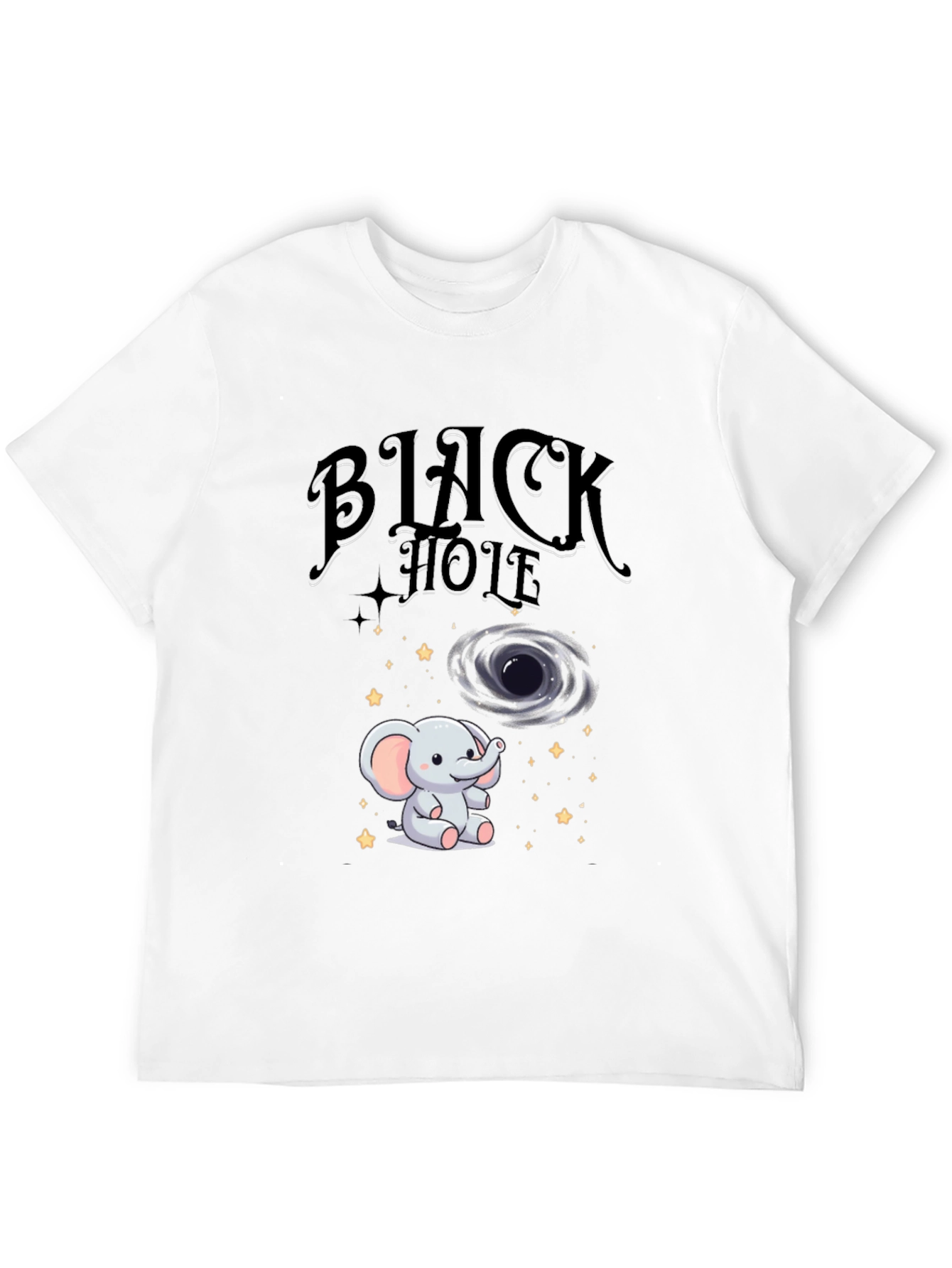 Black Hole Elephant T-Shirt