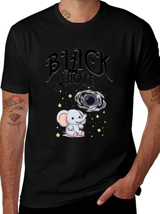 Black Hole Elephant T-Shirt