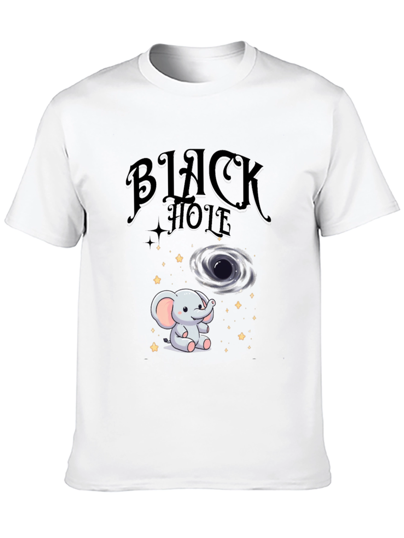 Black Hole Elephant T-Shirt