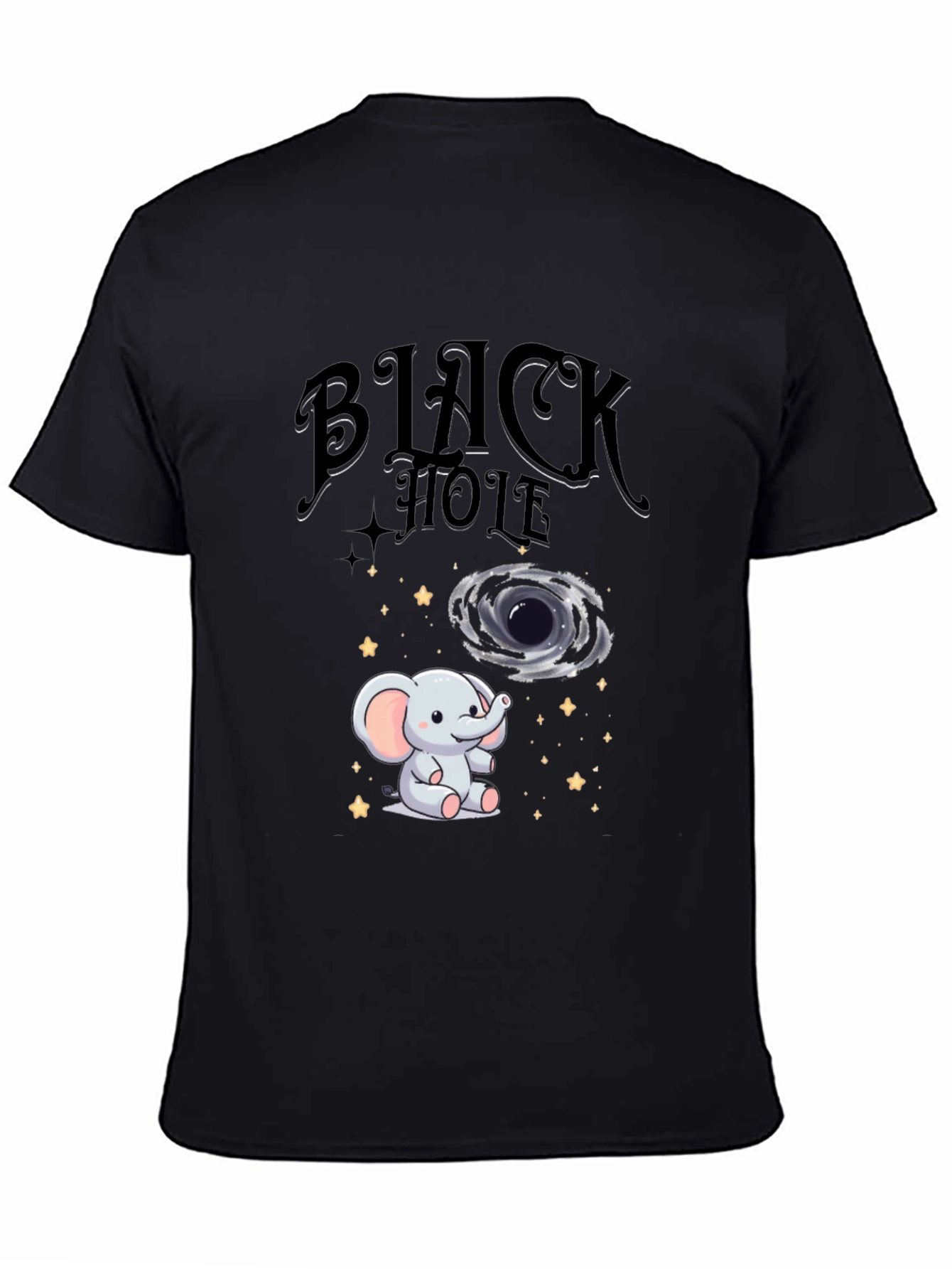 Black Hole Elephant T-Shirt