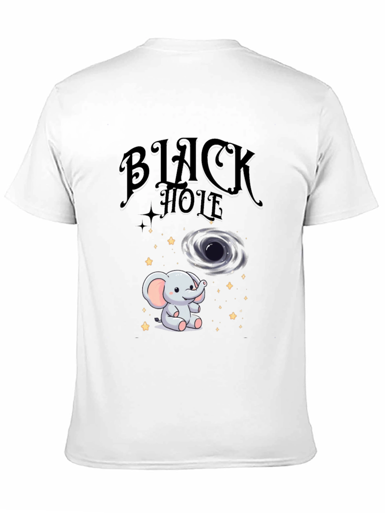 Black Hole Elephant T-Shirt