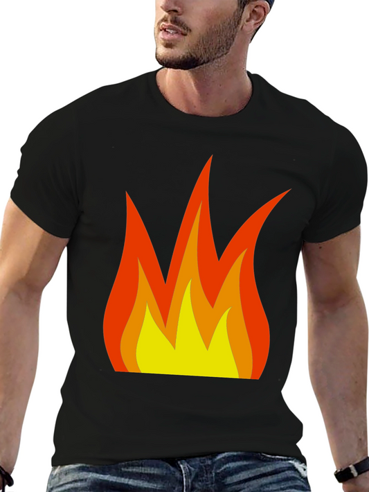 Flaming Hot Black Graphic Tee