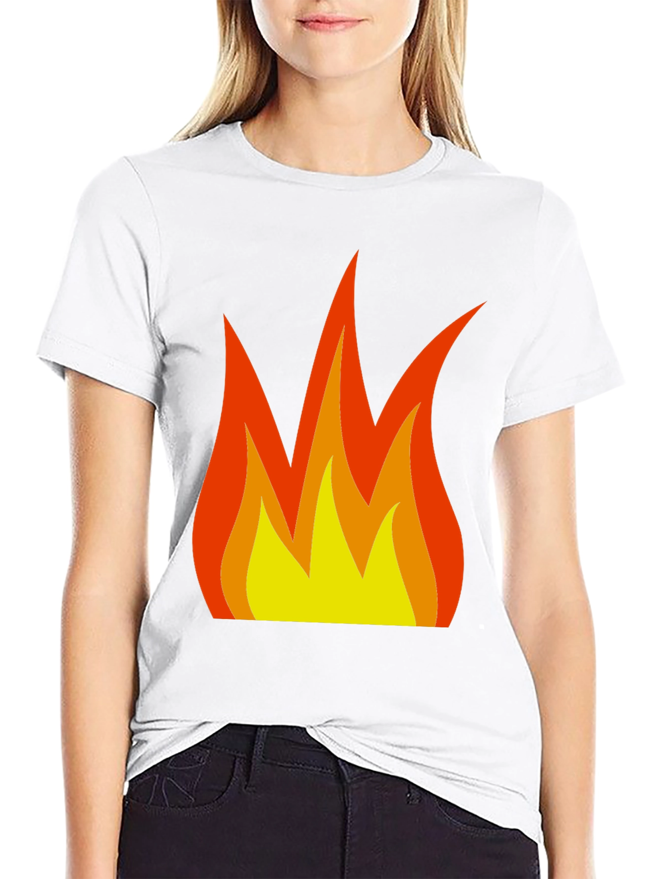 Flaming Hot Black Graphic Tee