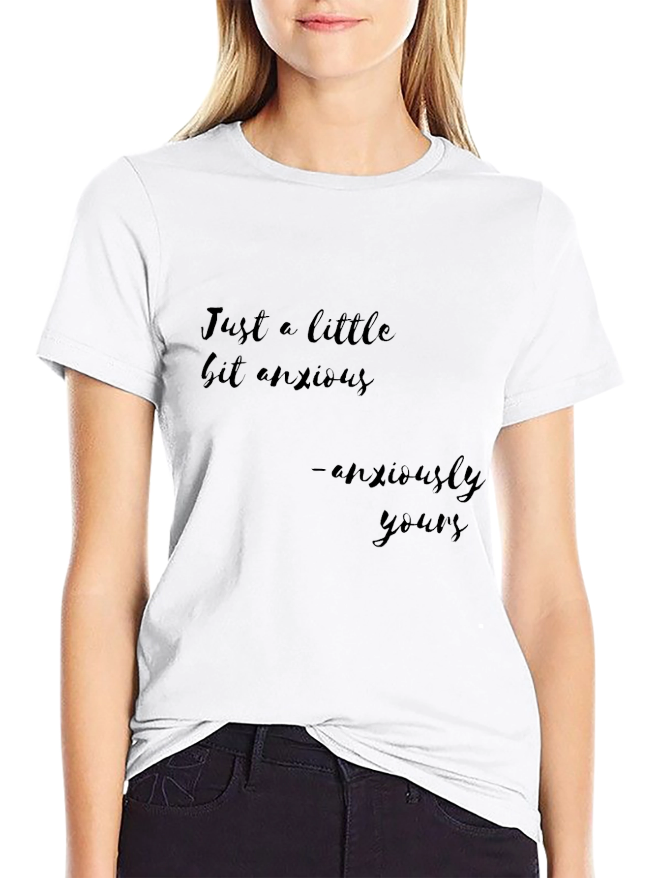 Anxiously Yours Black T-Shirt
