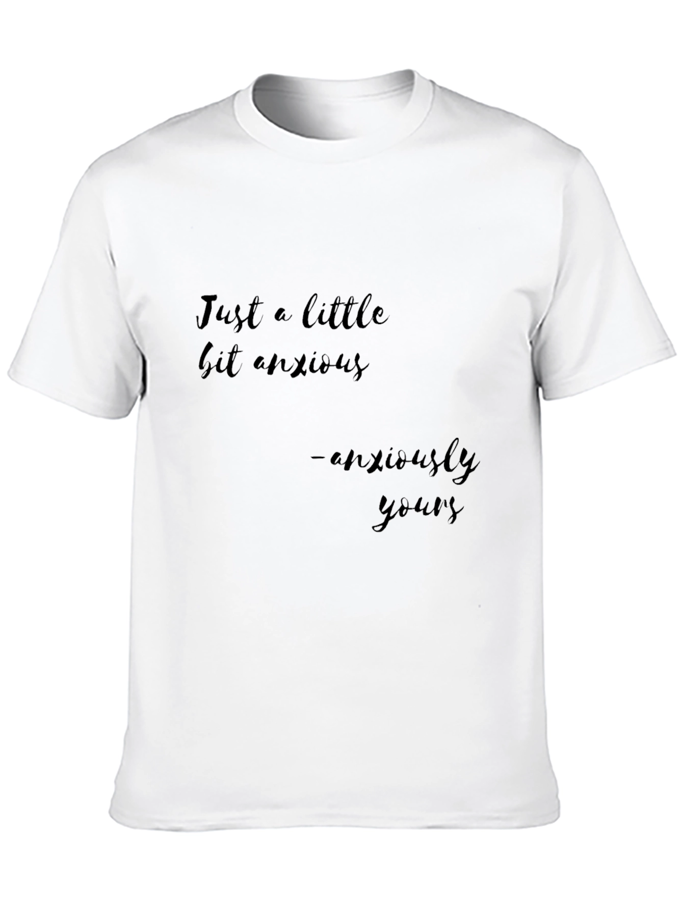 Anxiously Yours Black T-Shirt