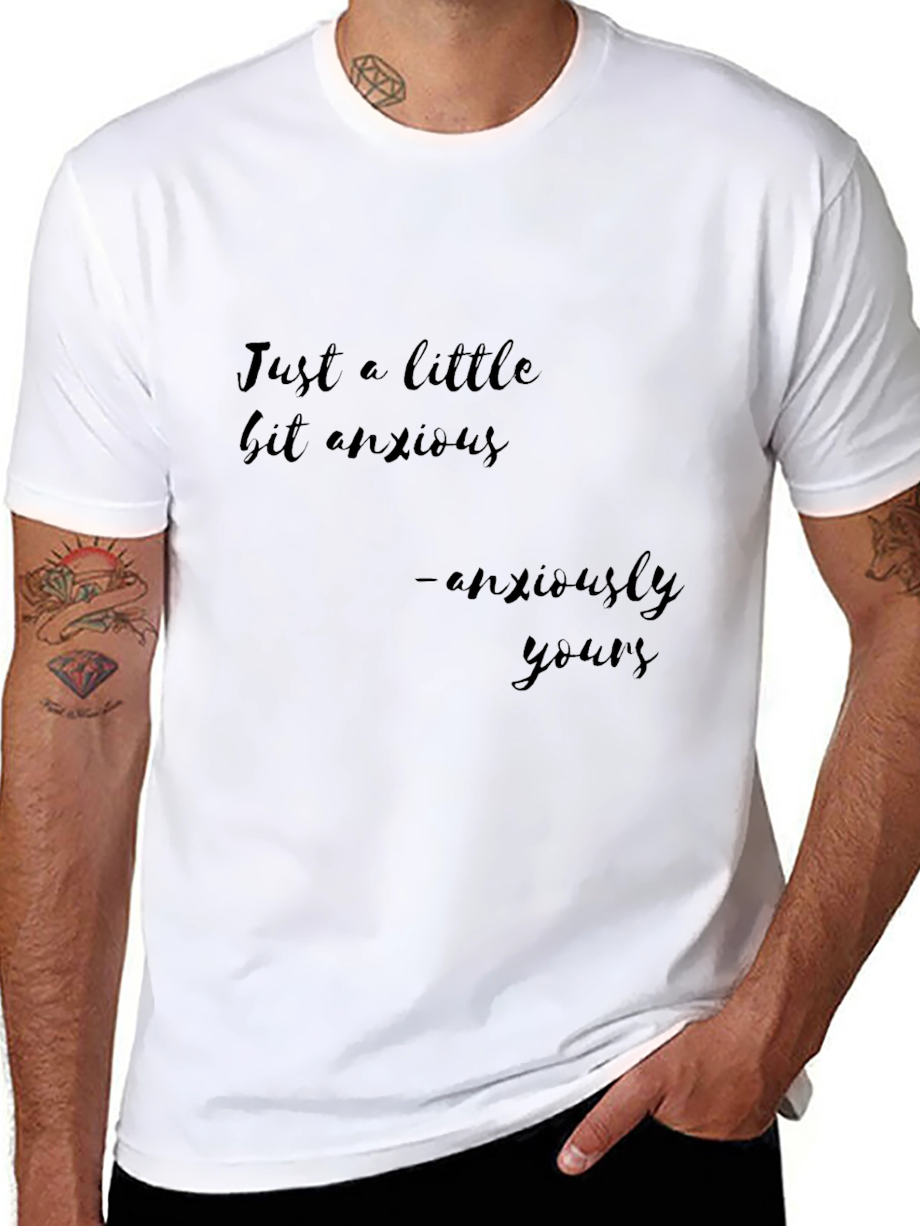 Anxiously Yours Black T-Shirt
