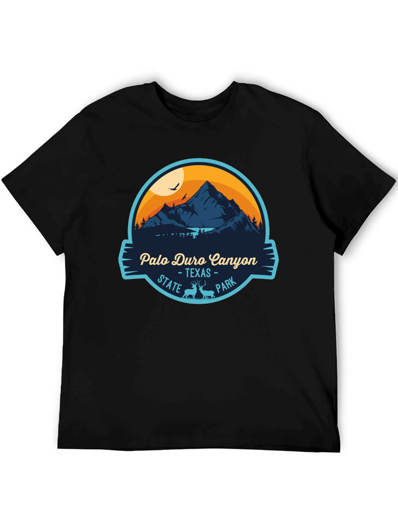 Palo Duro Canyon Texas State Park Black T-Shirt