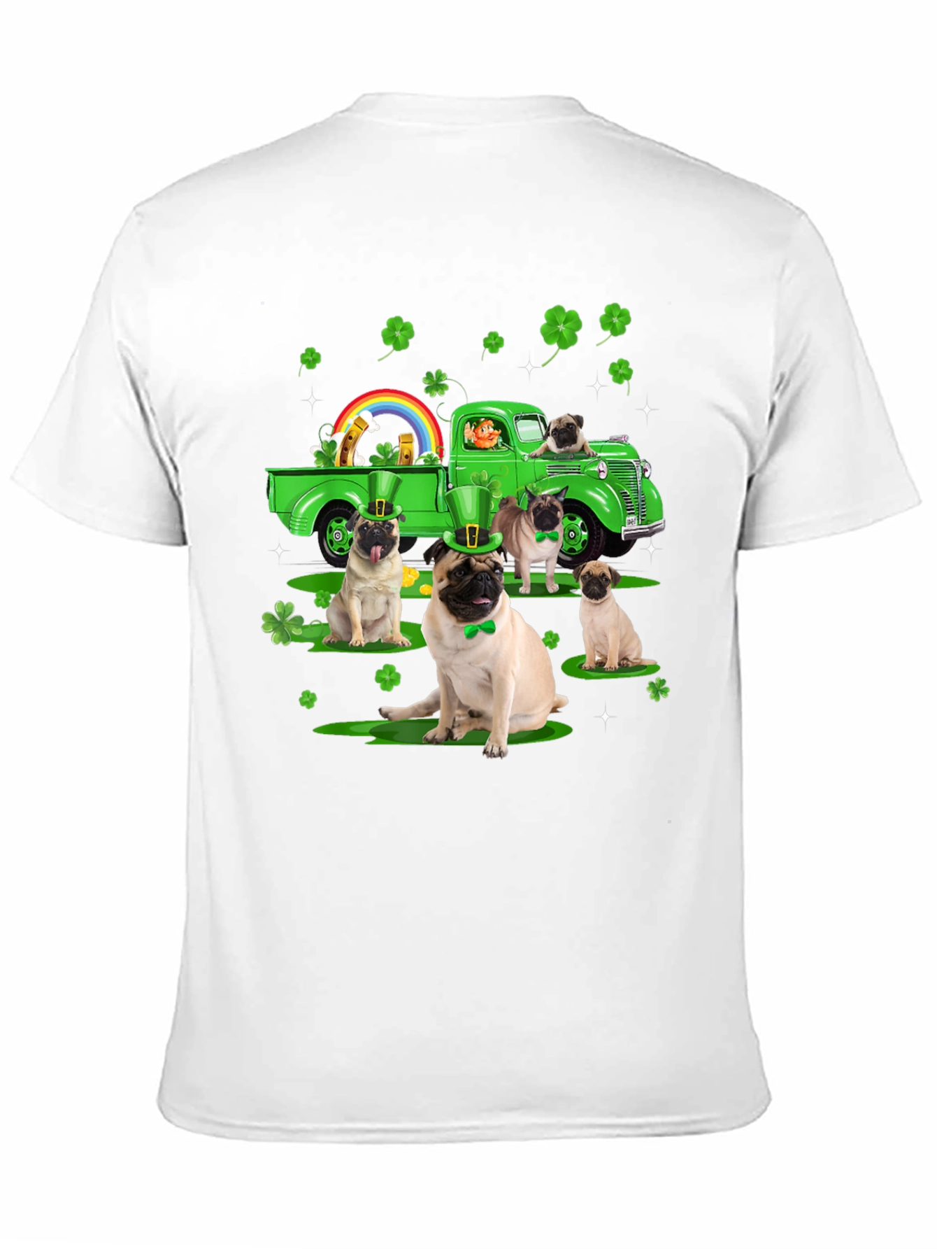 St. Patricks Day Pug Truck Tee
