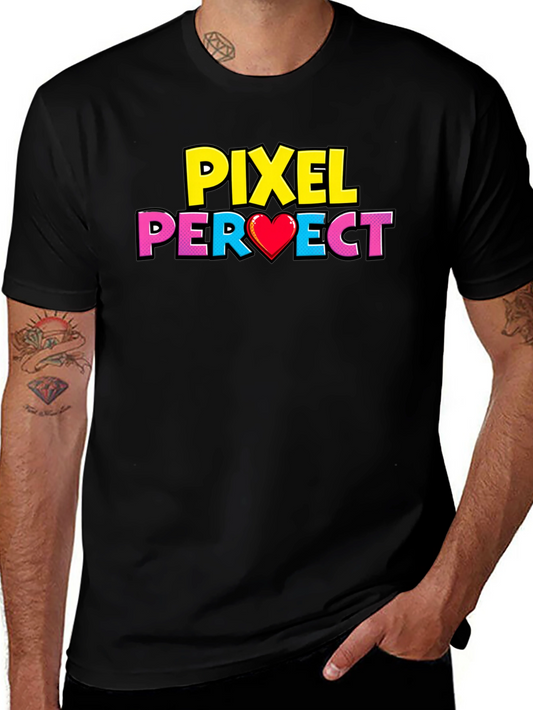 Pixel Perfect Graphic T-Shirt - Gamer Style Tee