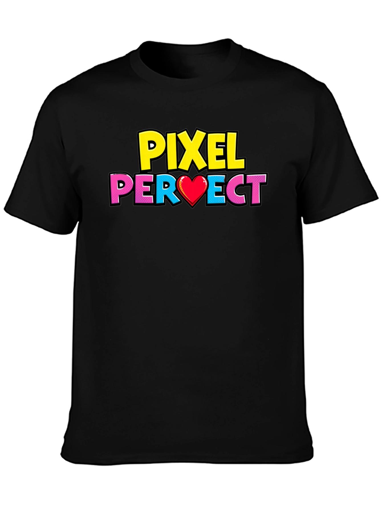 Pixel Perfect Graphic T-Shirt - Gamer Style Tee