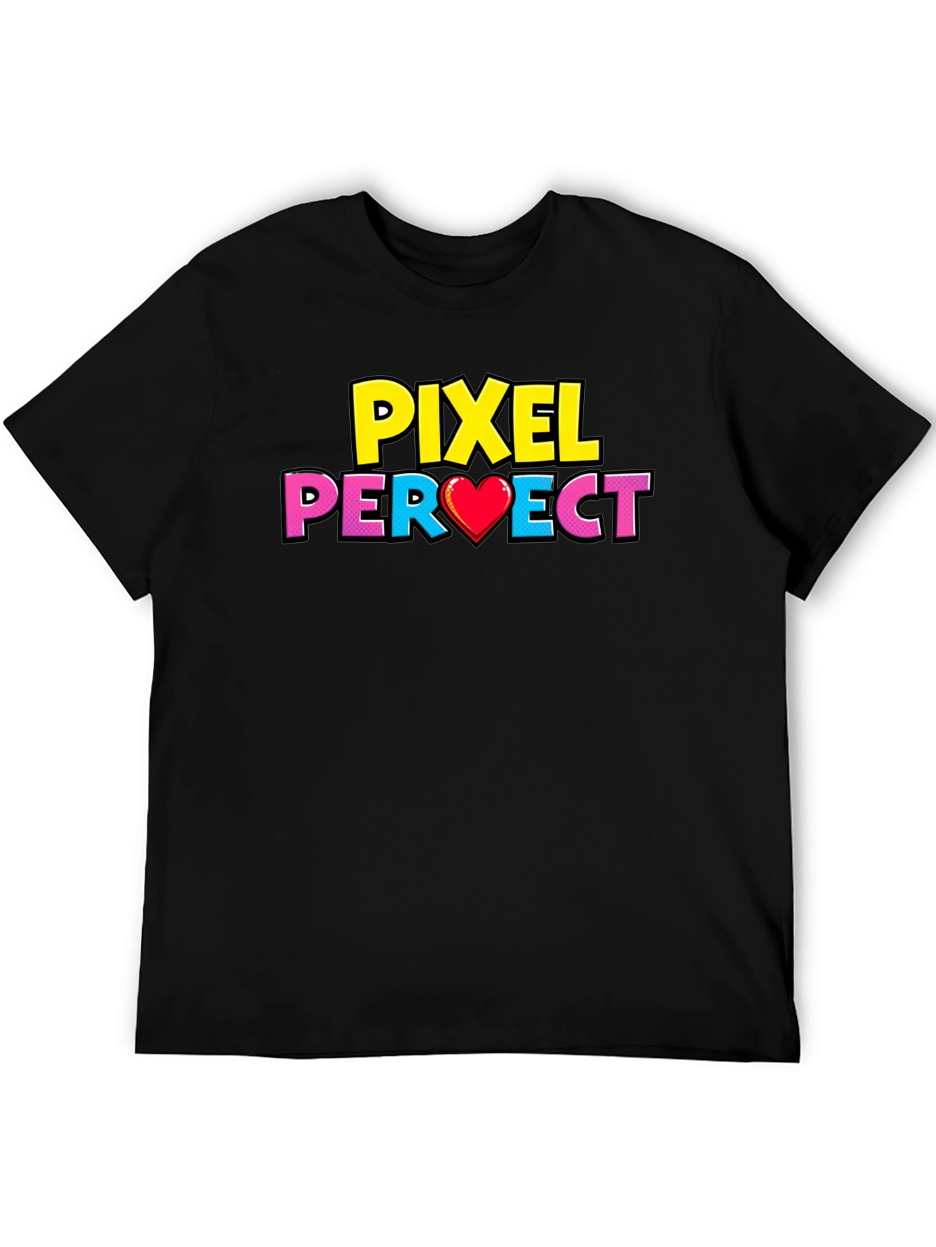 Pixel Perfect Graphic T-Shirt - Gamer Style Tee