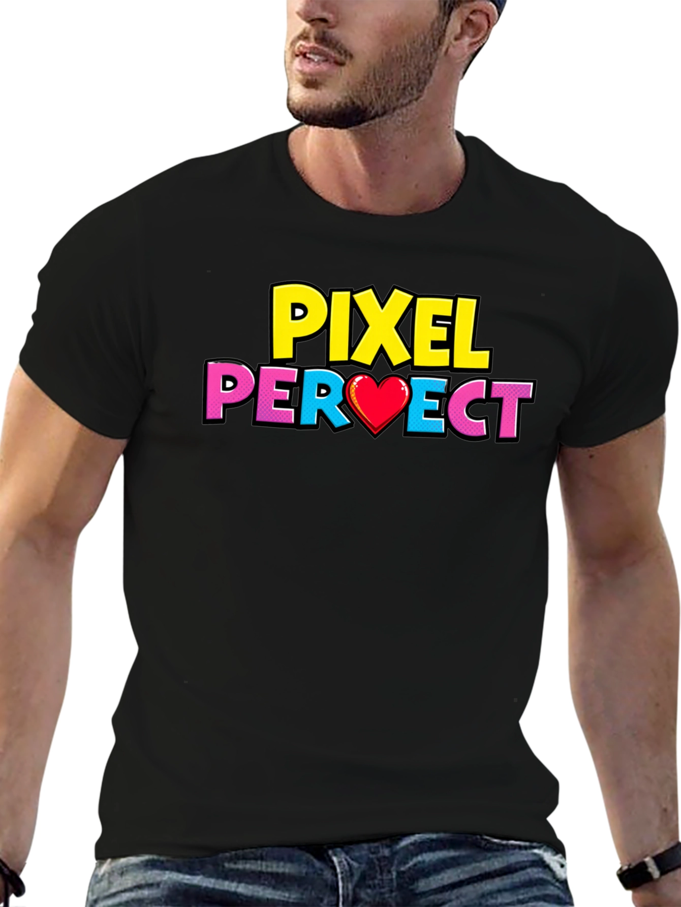 Pixel Perfect Graphic T-Shirt - Gamer Style Tee