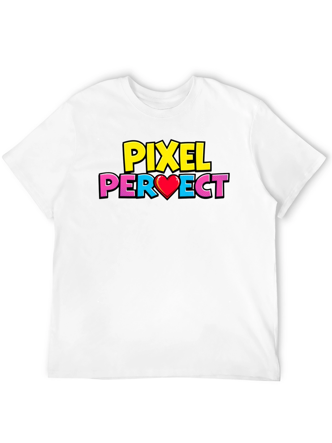 Pixel Perfect Graphic T-Shirt - Gamer Style Tee