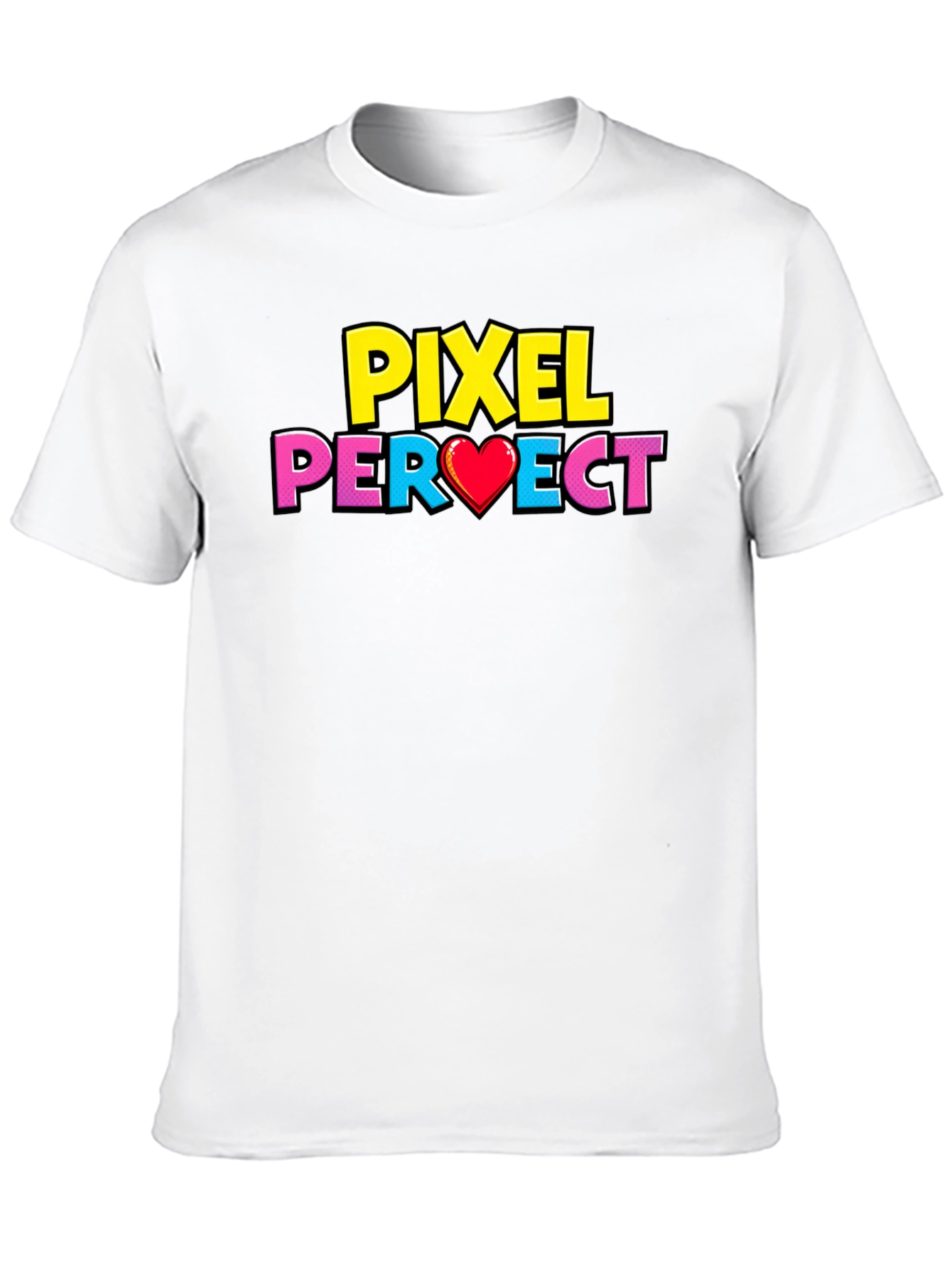 Pixel Perfect Graphic T-Shirt - Gamer Style Tee