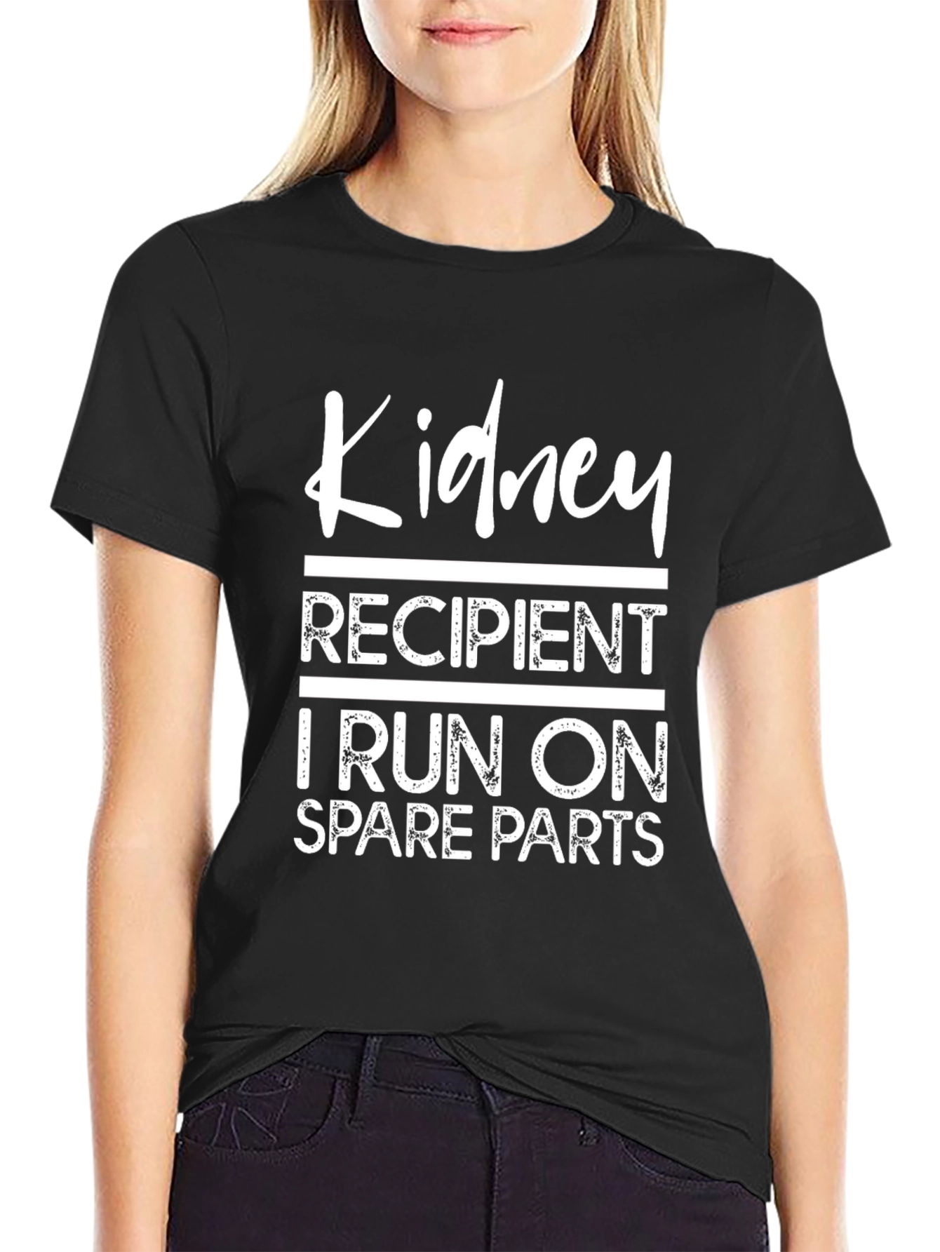 Kidney Recipient Spare Parts Funny T-Shirt
