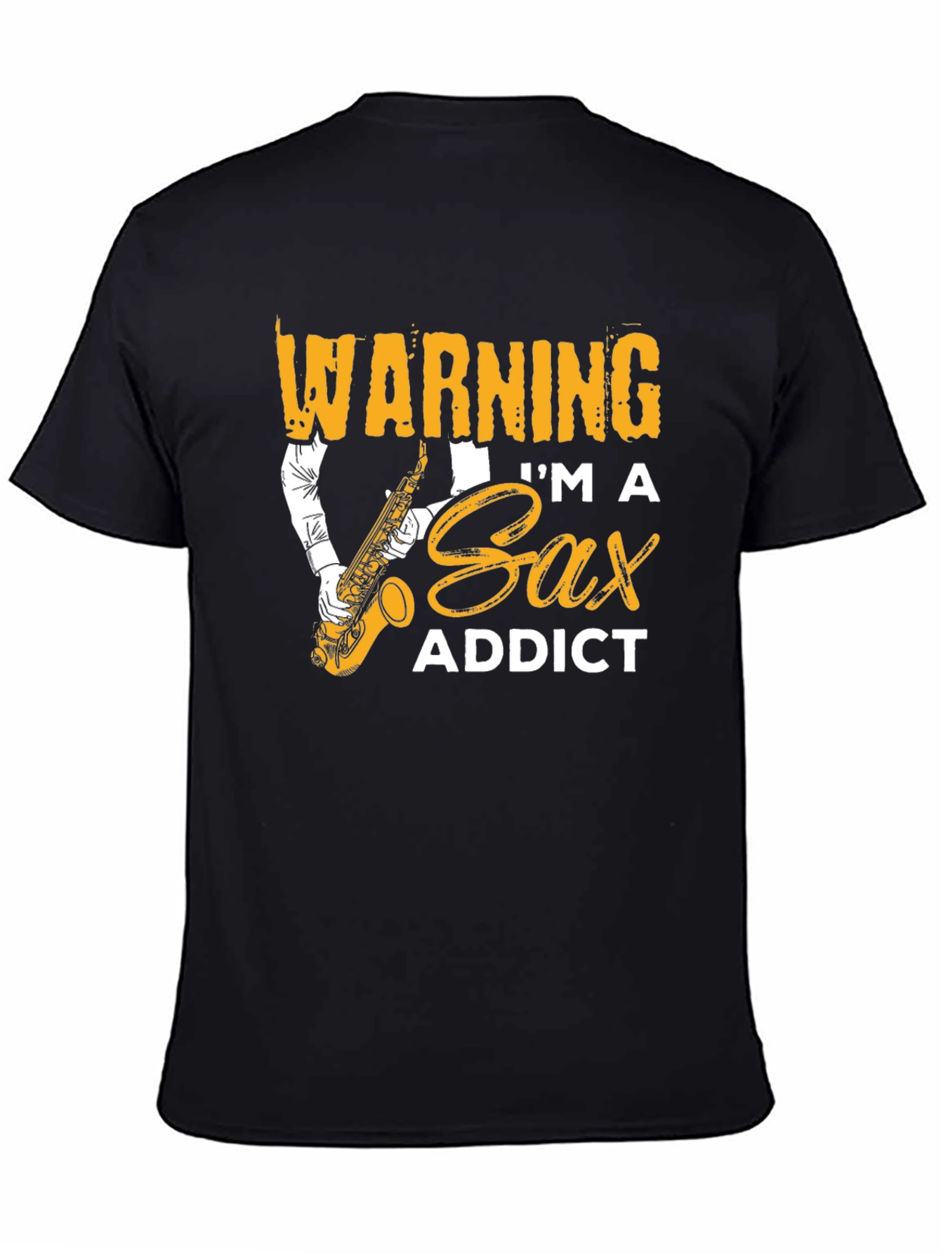 Sax Addict Graphic T-Shirt - Musician Tee