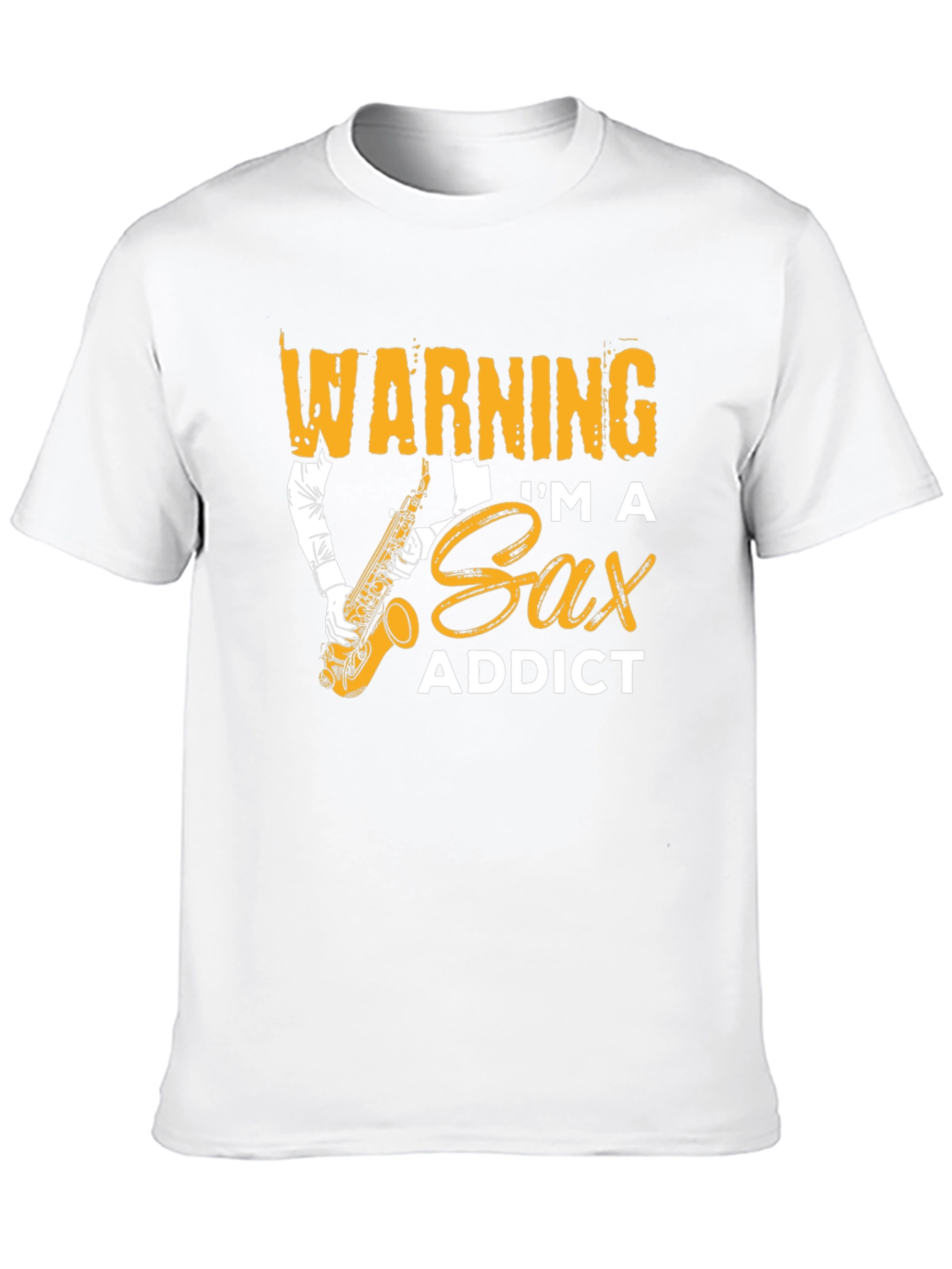 Sax Addict Graphic T-Shirt - Musician Tee