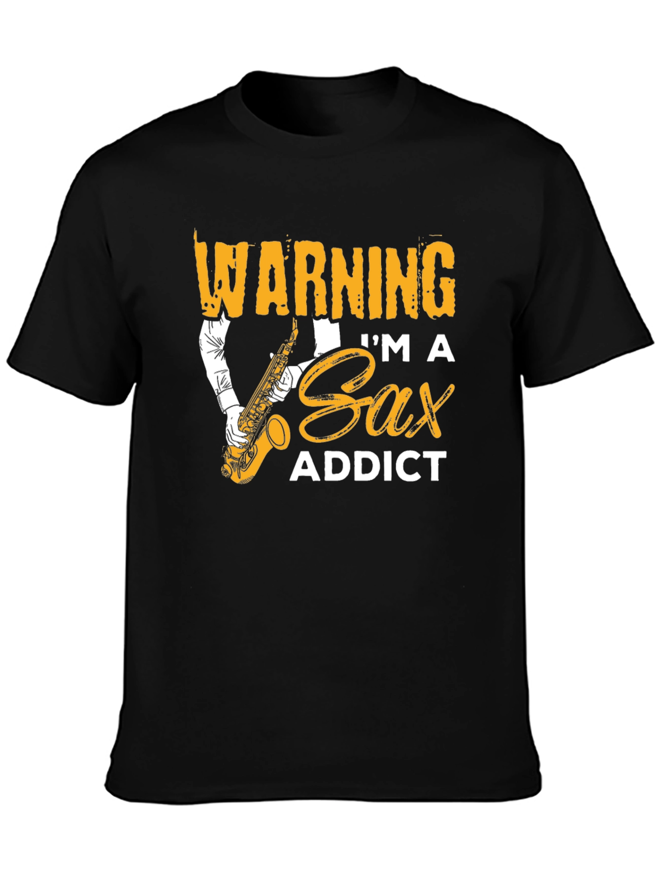 Sax Addict Graphic T-Shirt - Musician Tee
