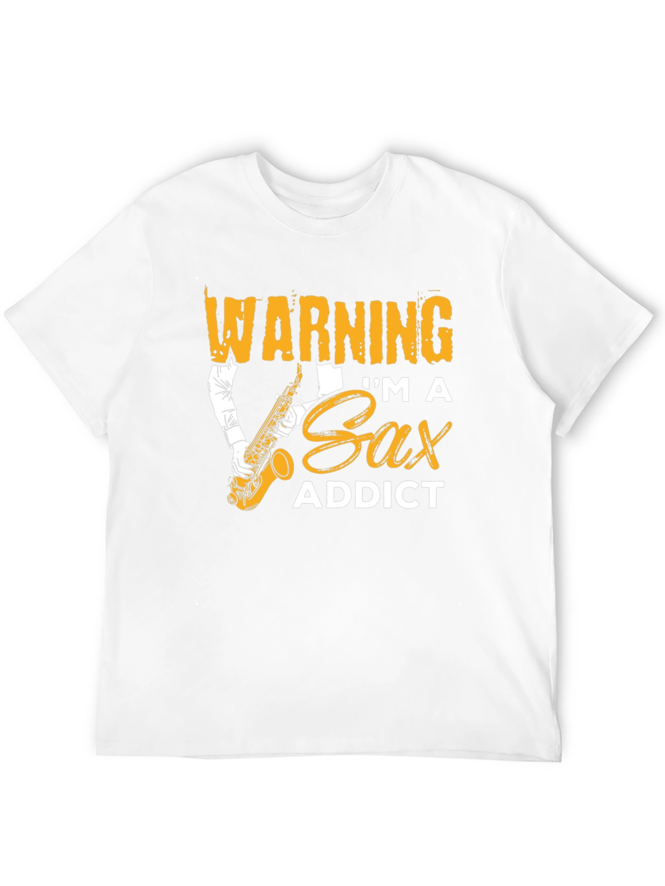 Sax Addict Graphic T-Shirt - Musician Tee