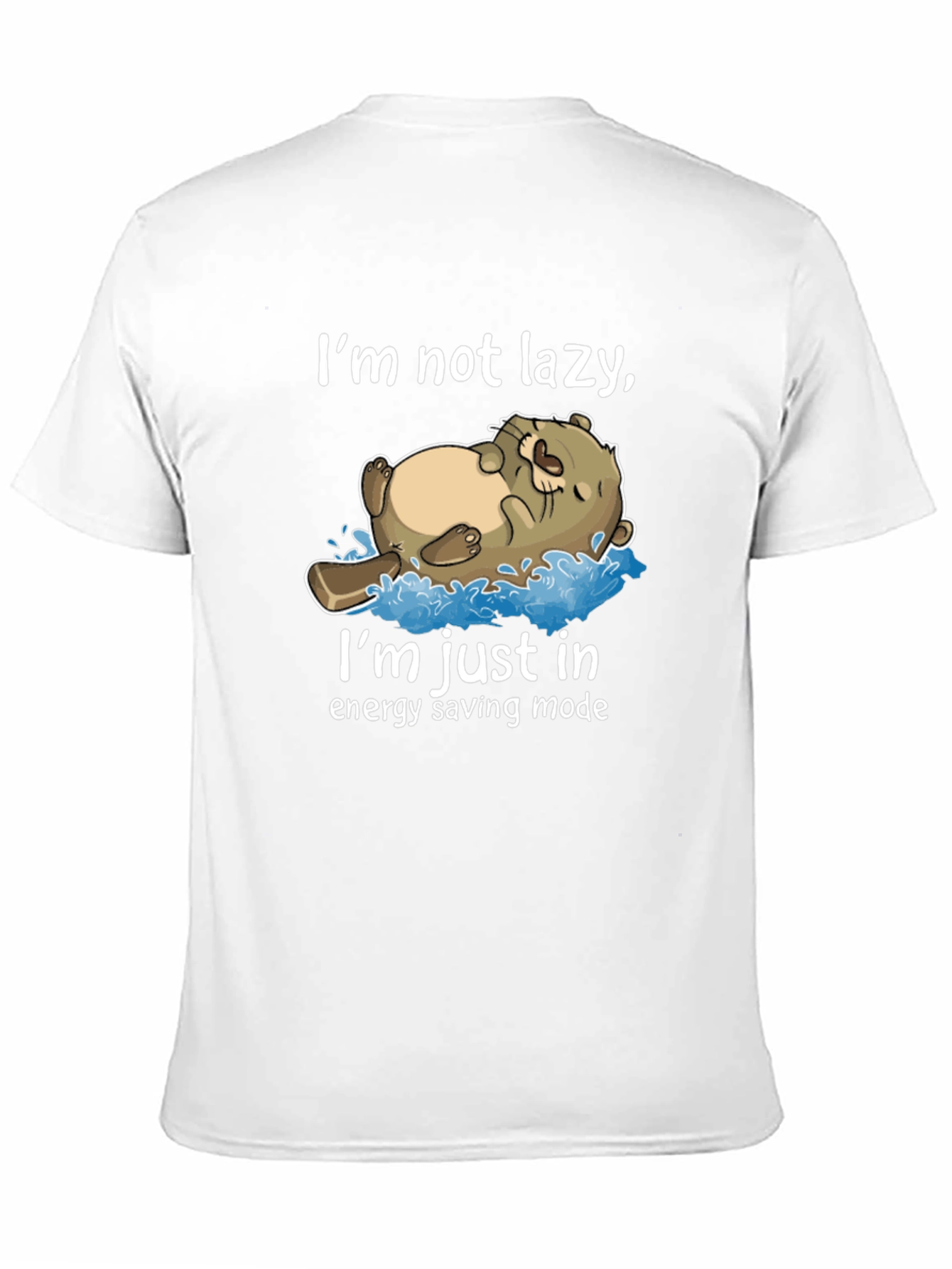 Lazy Otter Energy Saving Mode T-Shirt
