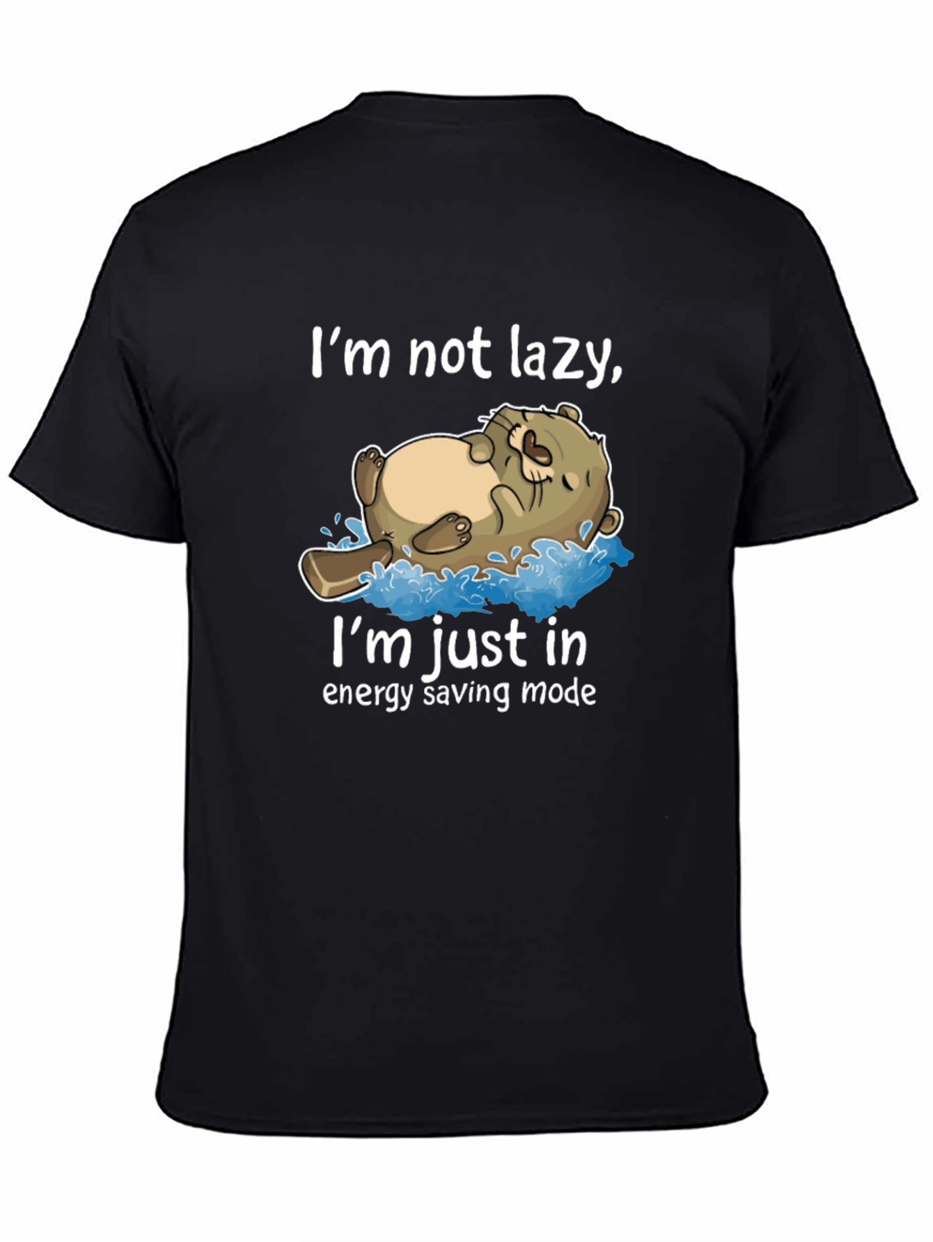Lazy Otter Energy Saving Mode T-Shirt