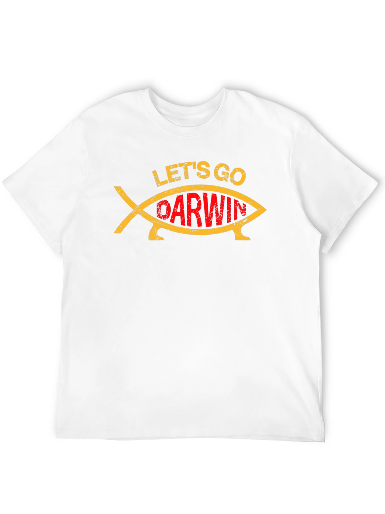 Lets Go Darwin T-Shirt - Black Crew Neck Tee