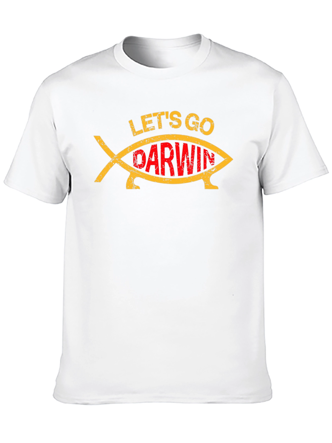 Lets Go Darwin T-Shirt - Black Crew Neck Tee