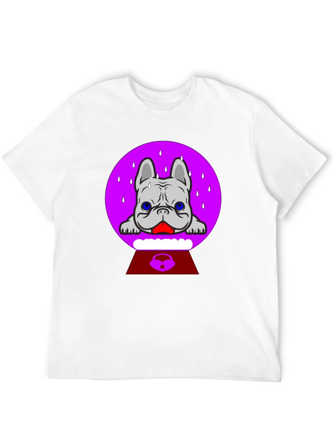 Sweating Bulldog Graphic Tee - Comfort & Style